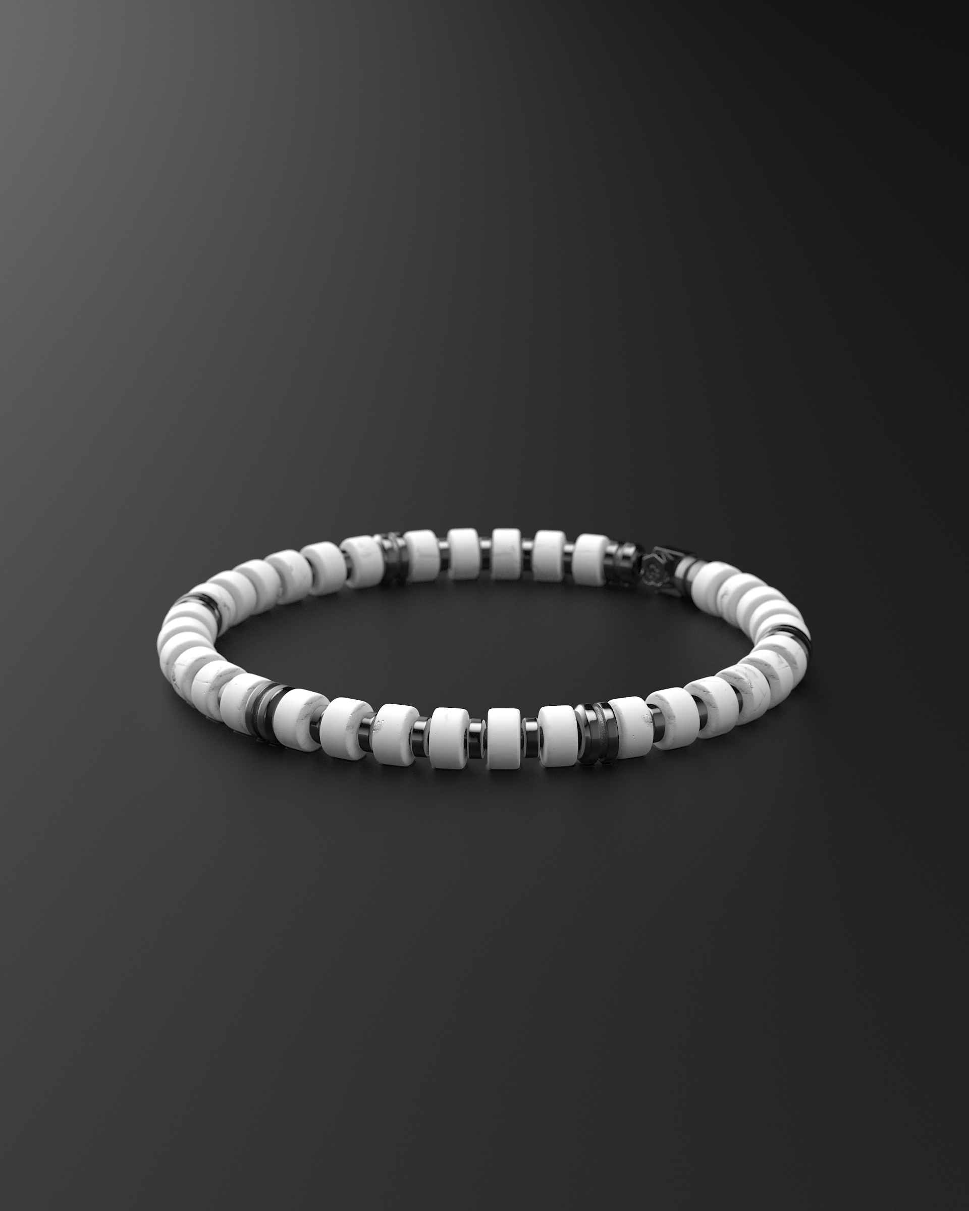 Howlite Bracelet 6mm | Premium Spacer