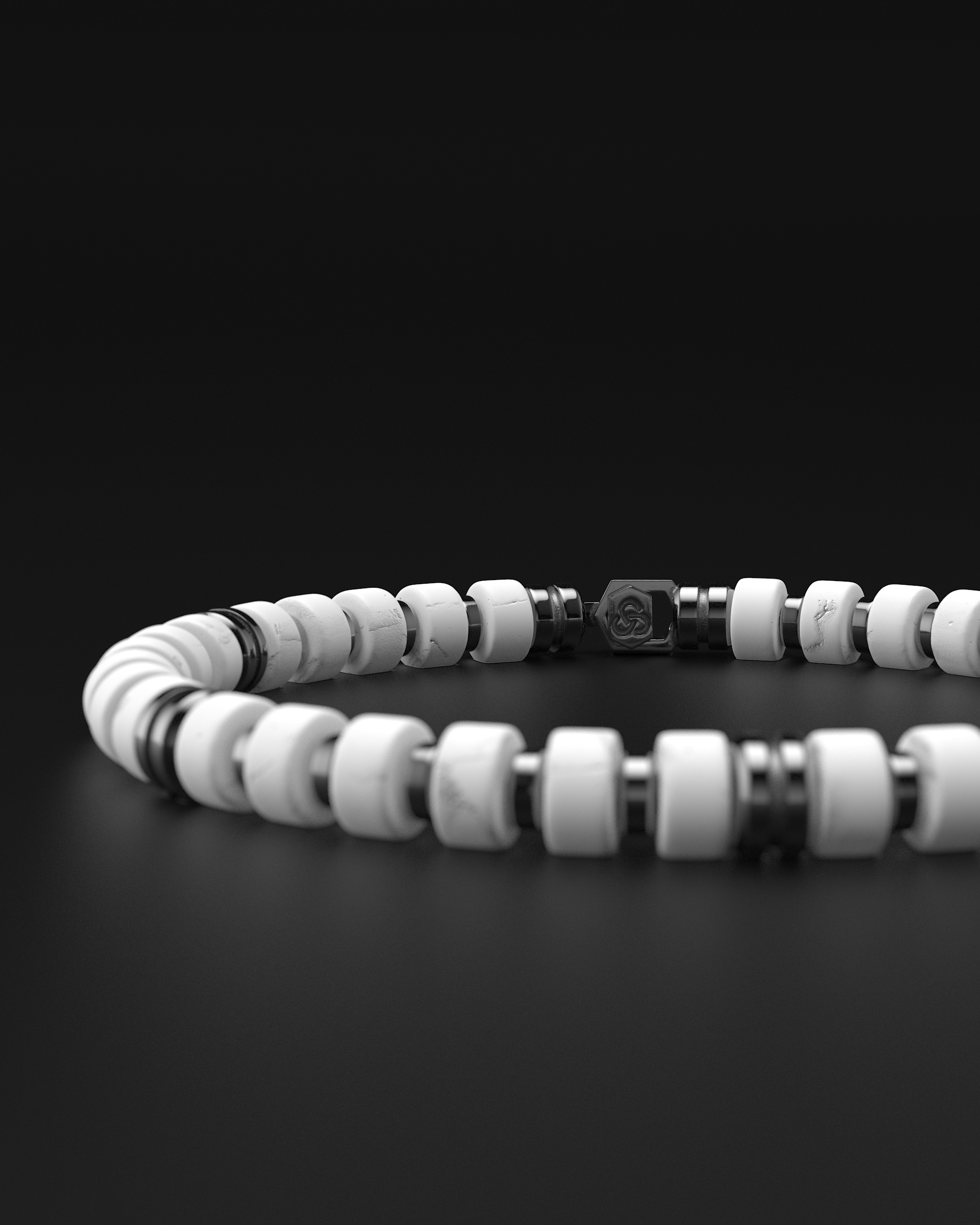 Howlite Bracelet 6mm | Premium Spacer