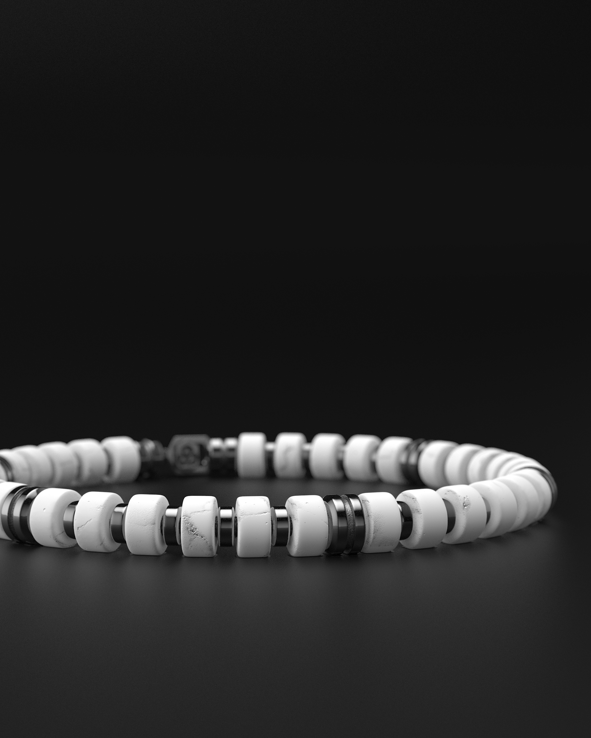 Howlite Bracelet 6mm | Premium Spacer