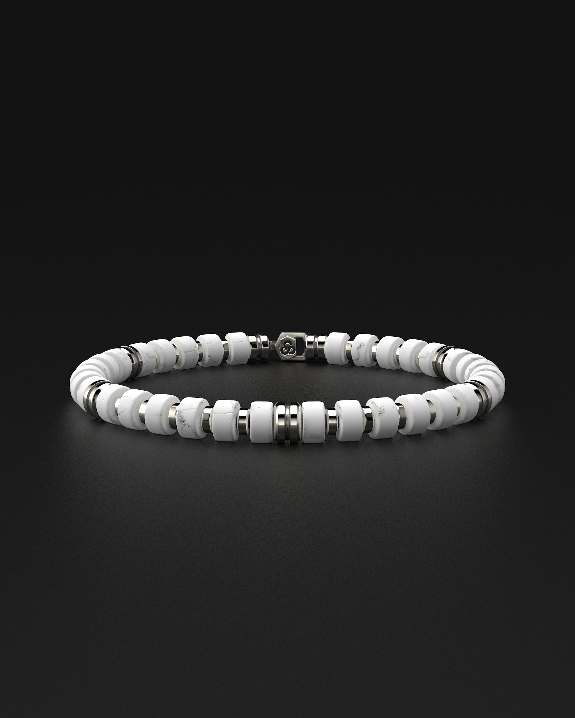 Howlite Bracelet 6mm | Premium Spacer