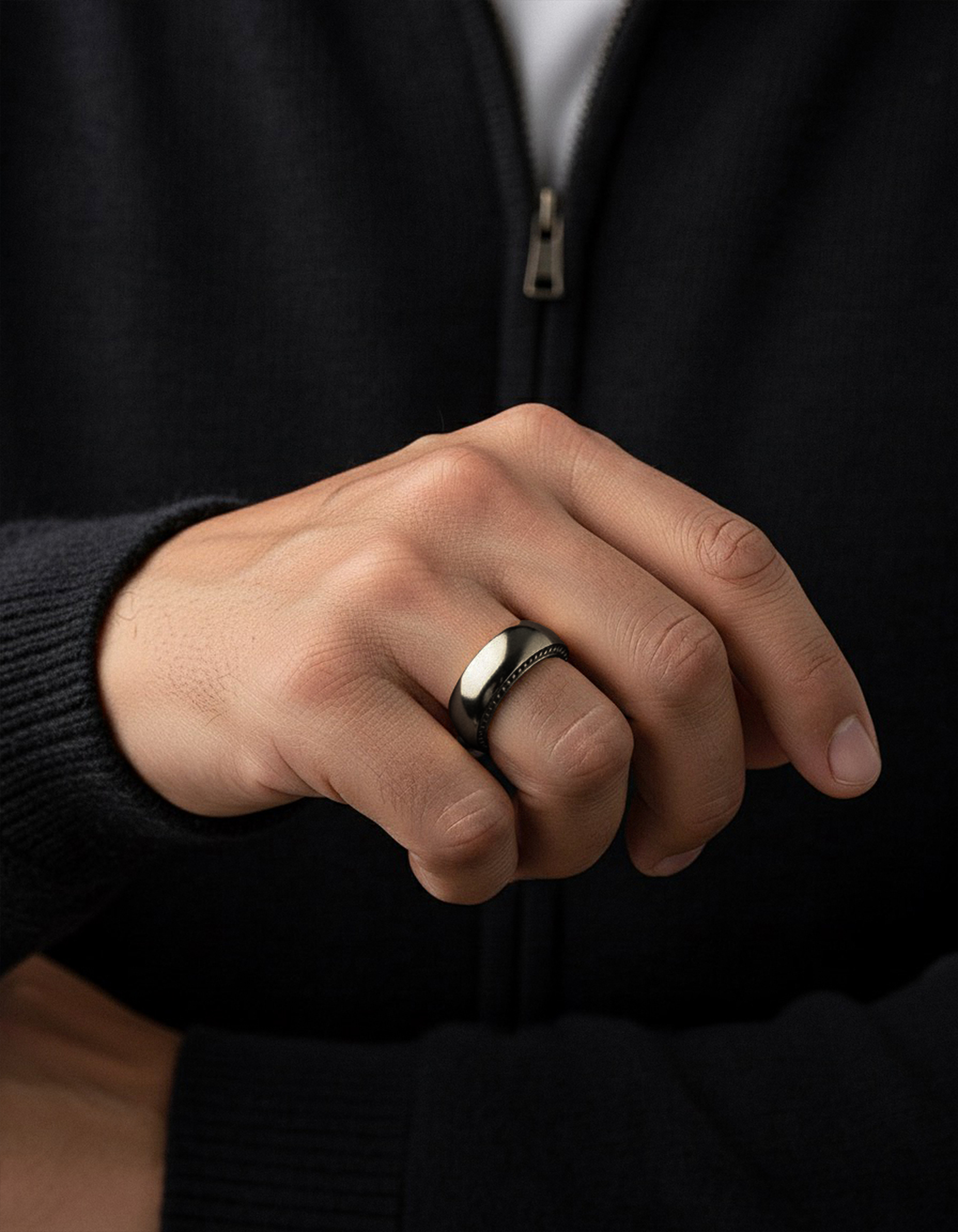 Anillo Crudo Pirámide
