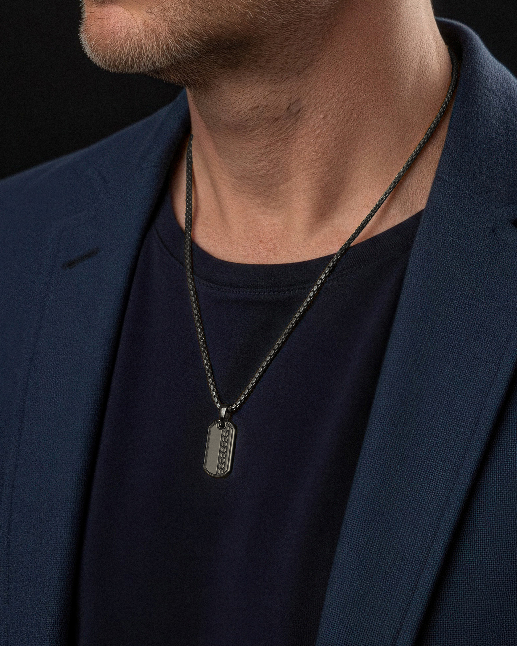 Royale Pendant + Round Box Chain