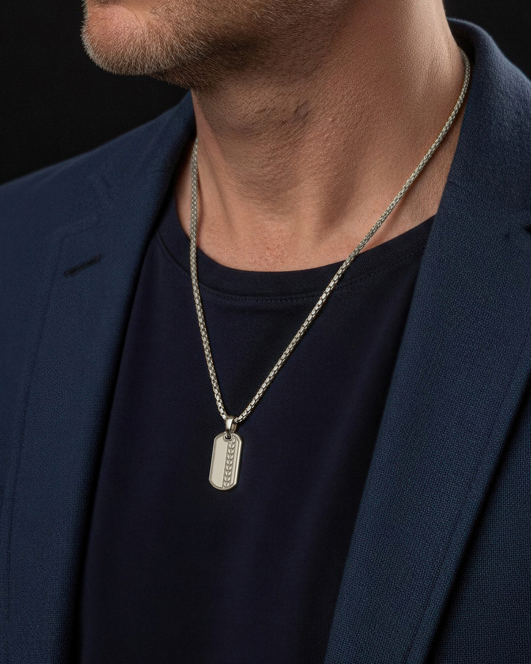 Royale Pendant + Round Box Chain