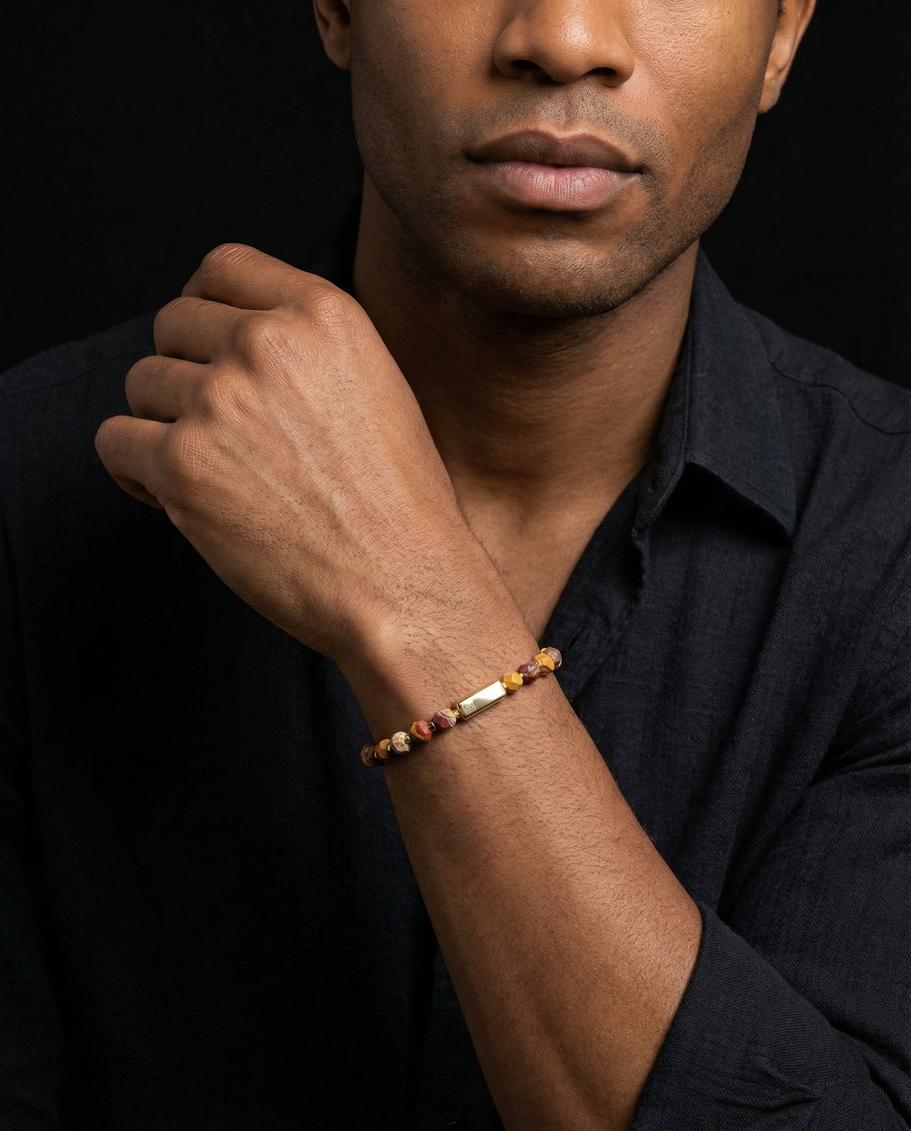 Red Picasso Bracelet 5mm | Kubic