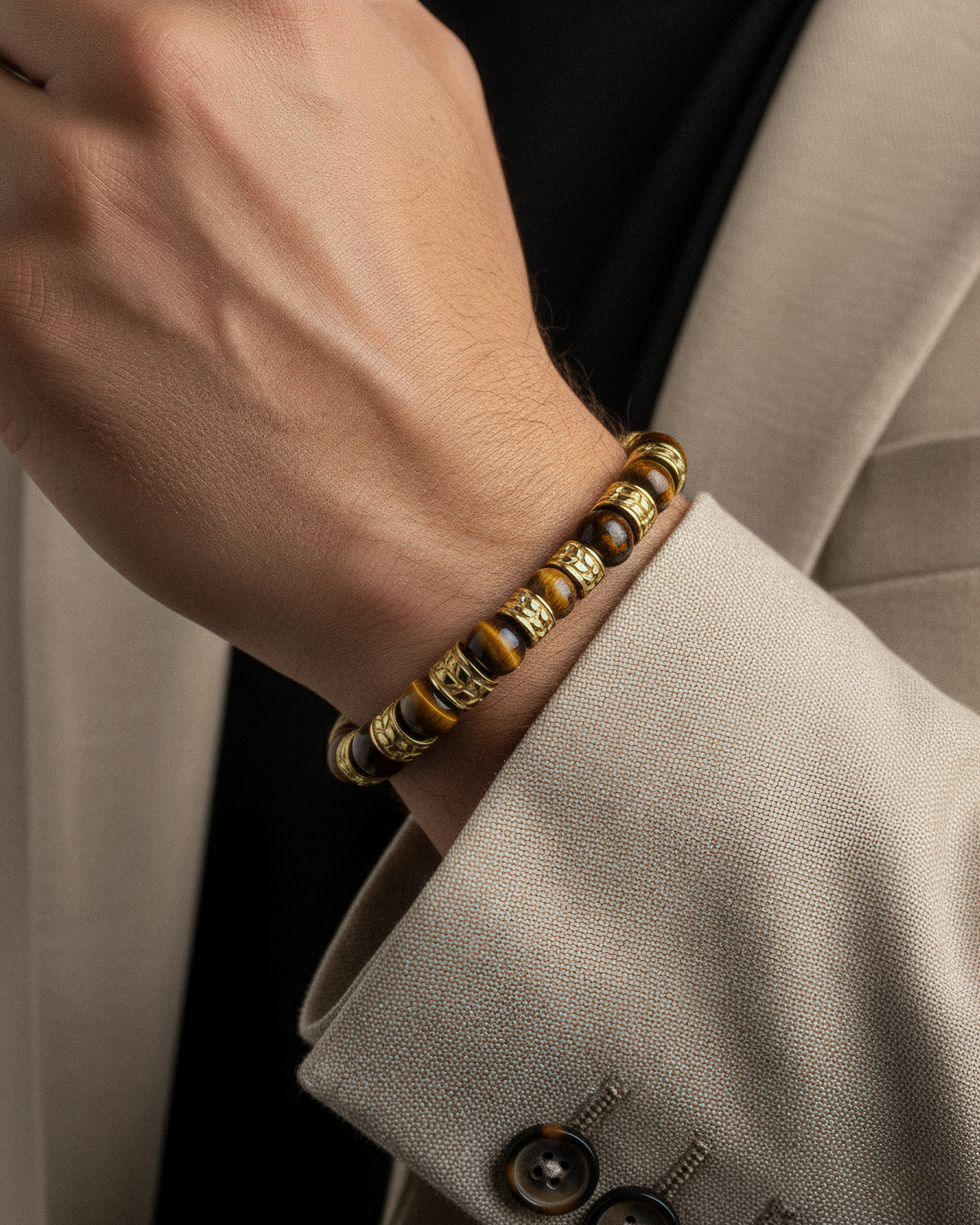 Tiger Eye Bracelet 8mm | Royale