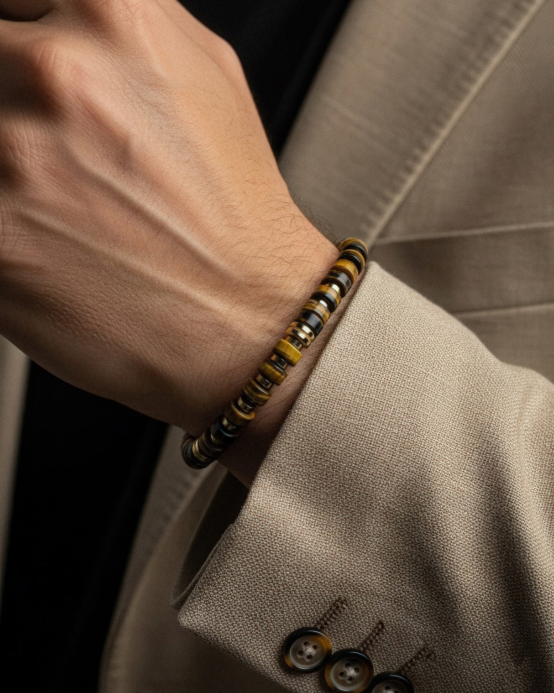 Tiger Eye Bracelet 6mm | Premium Spacer