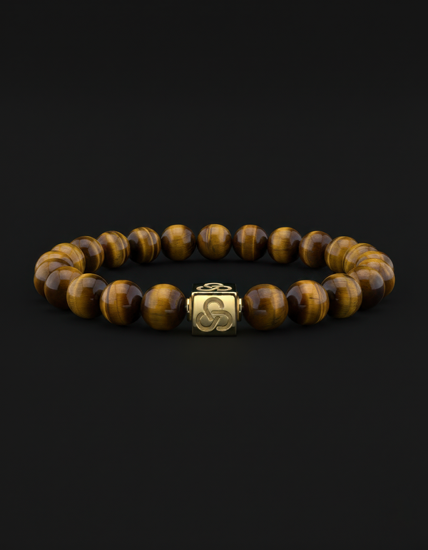 Tiger Eye Bracelet 8mm | Essential