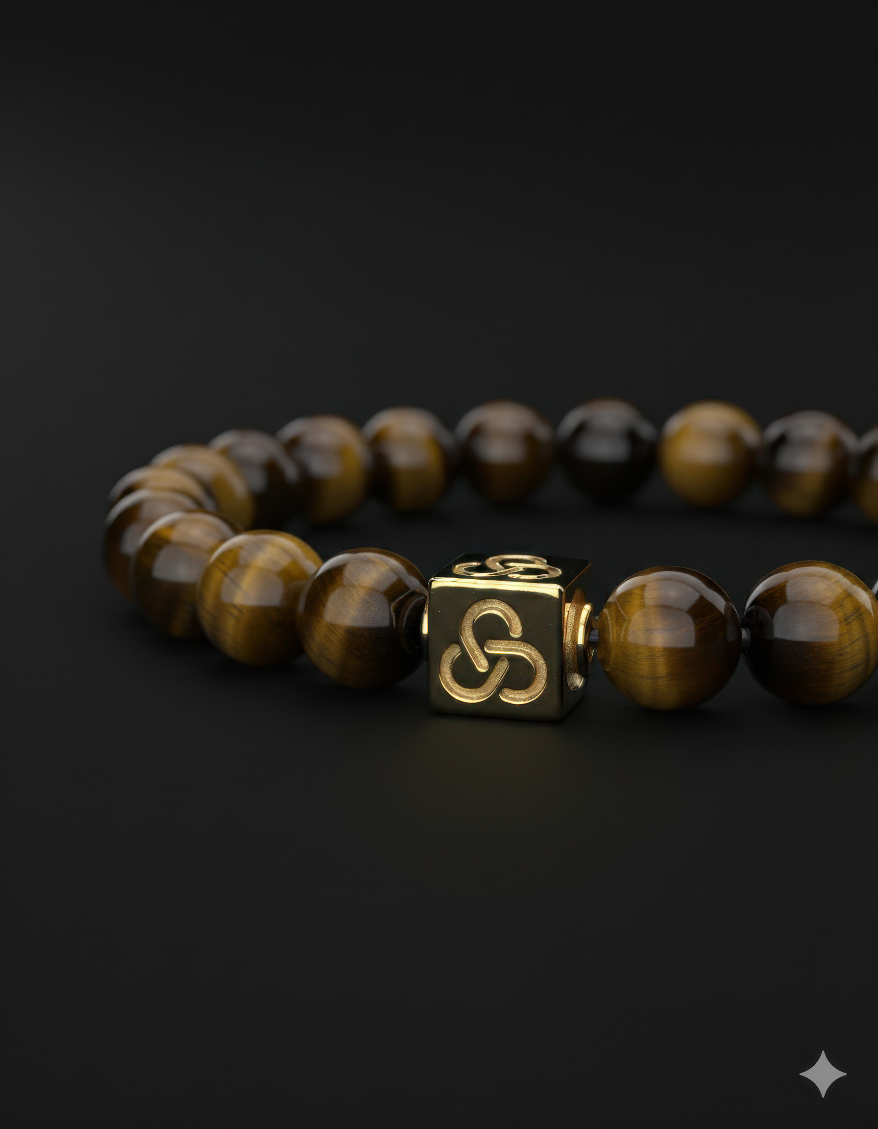 Bracciale Occhio Di Tigre 8mm | Essenziale