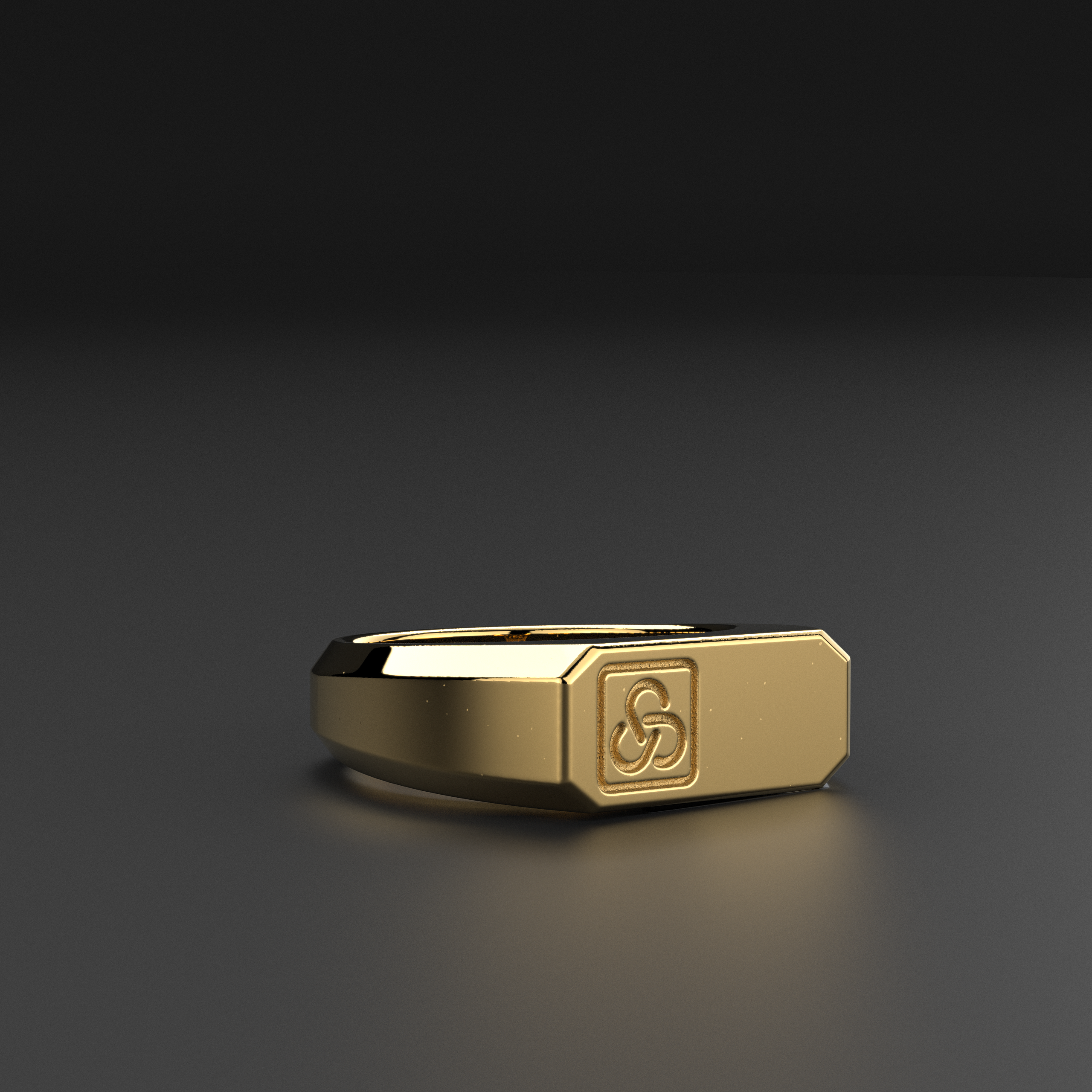 18K Solid Gold Ring | Signature