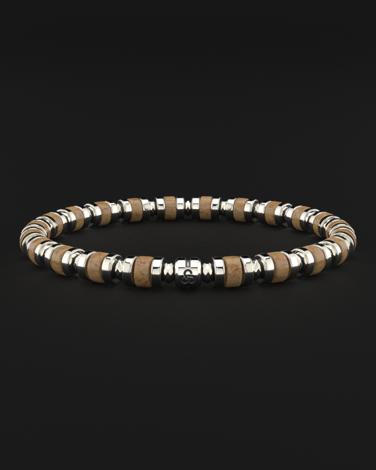 Jasper Bracelet 6mm | Spacer