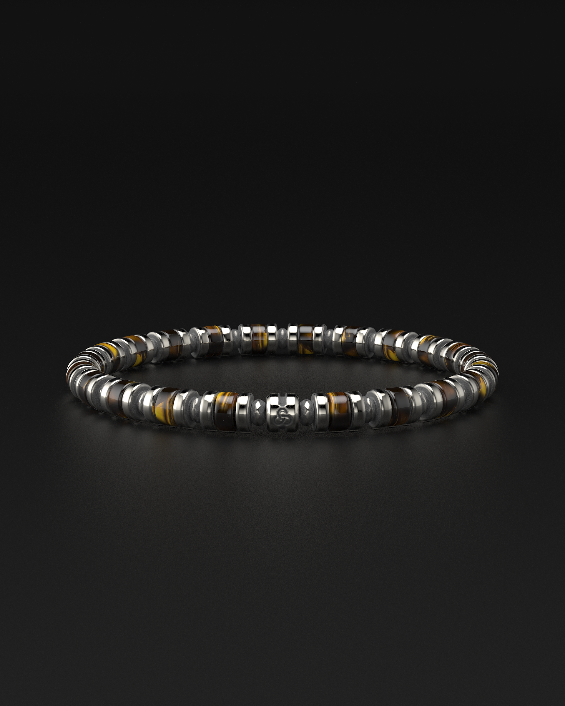 Tiger Eye Bracelet 6mm | Spacer