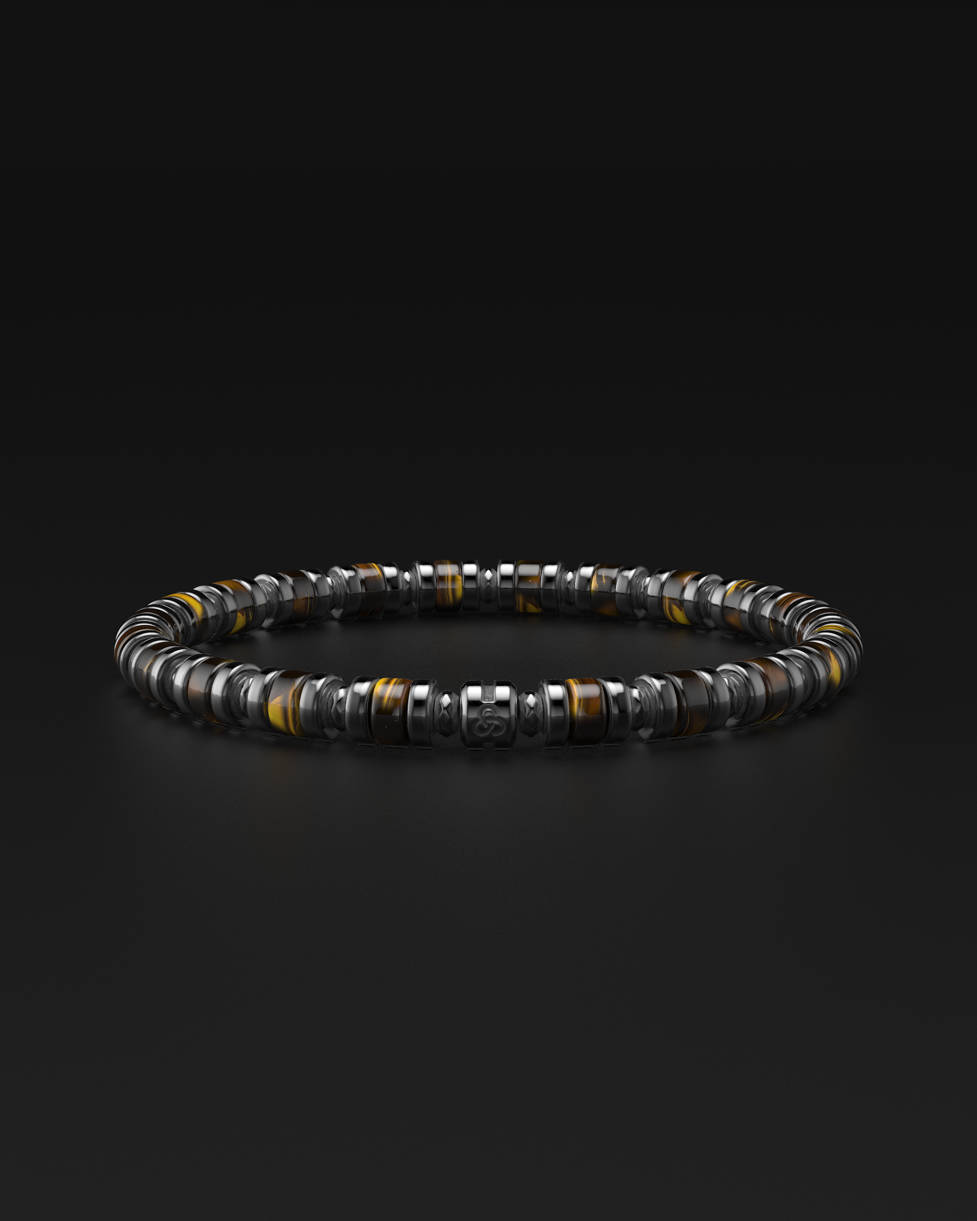 Tiger Eye Bracelet 6mm | Spacer