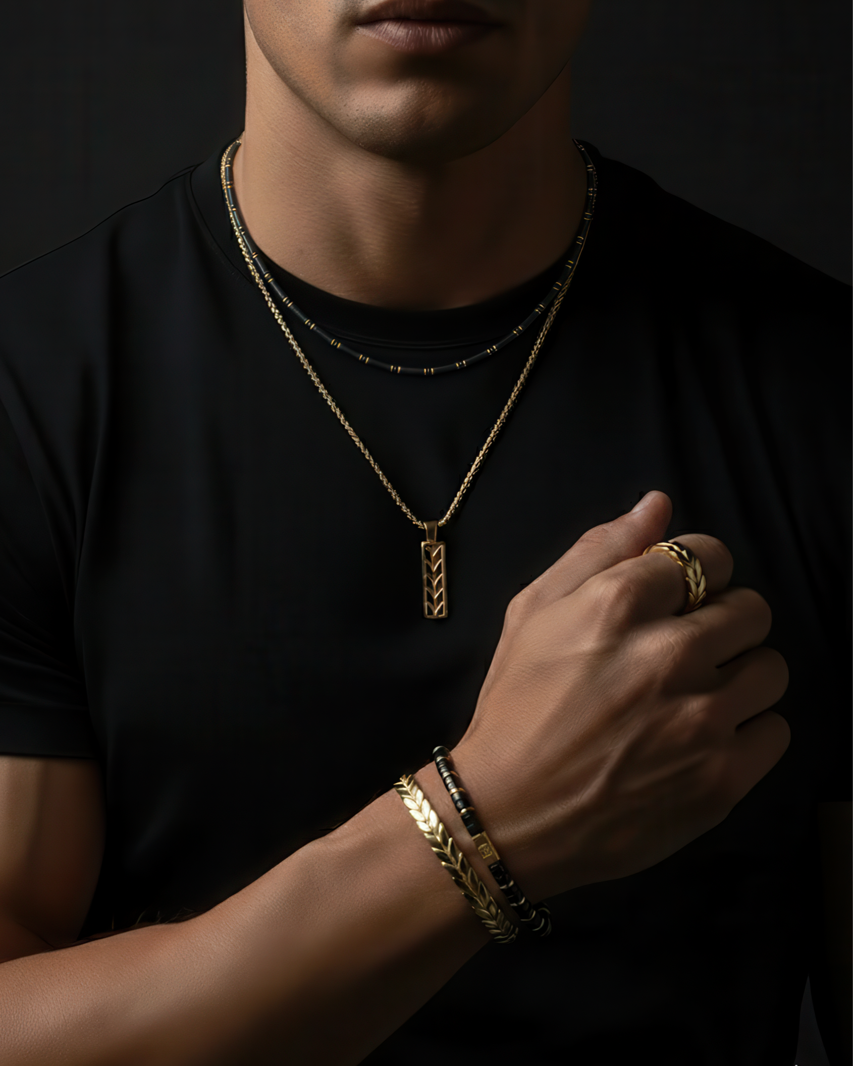 Bracciale in onice 6mm | Distanziatore n. 2