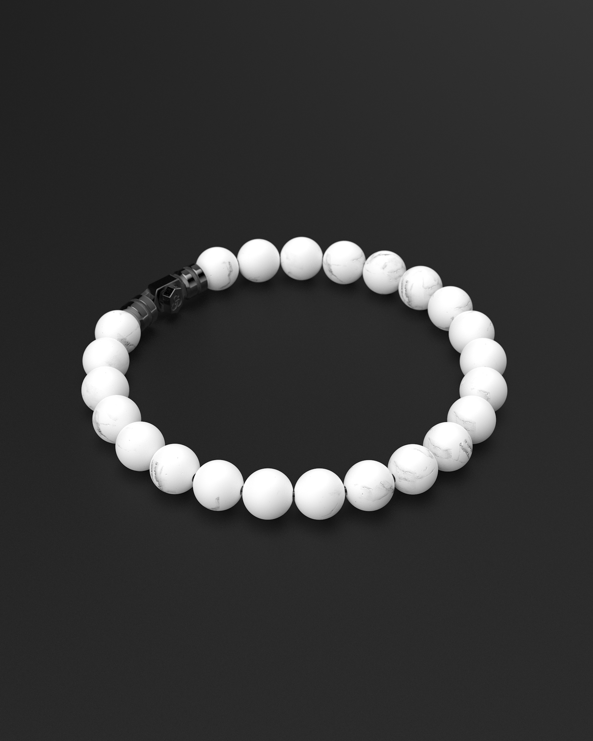 Howlite Bracelet 8mm | VERTEX