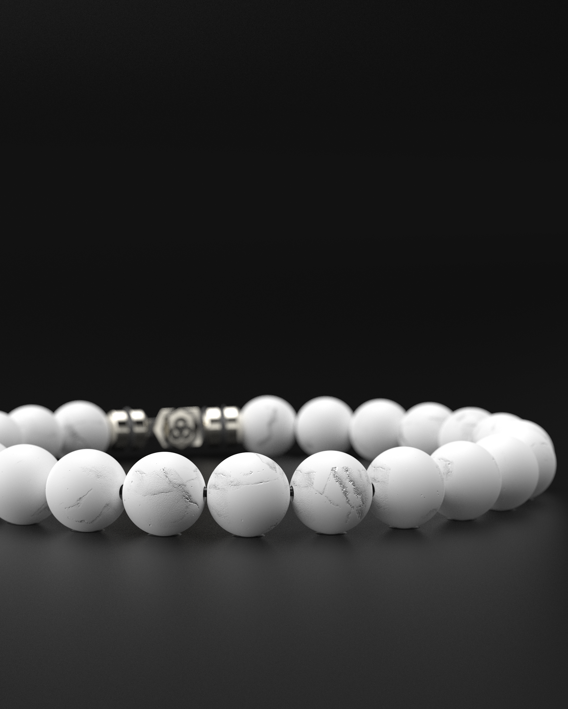 Howlite Bracelet 8mm | VERTEX