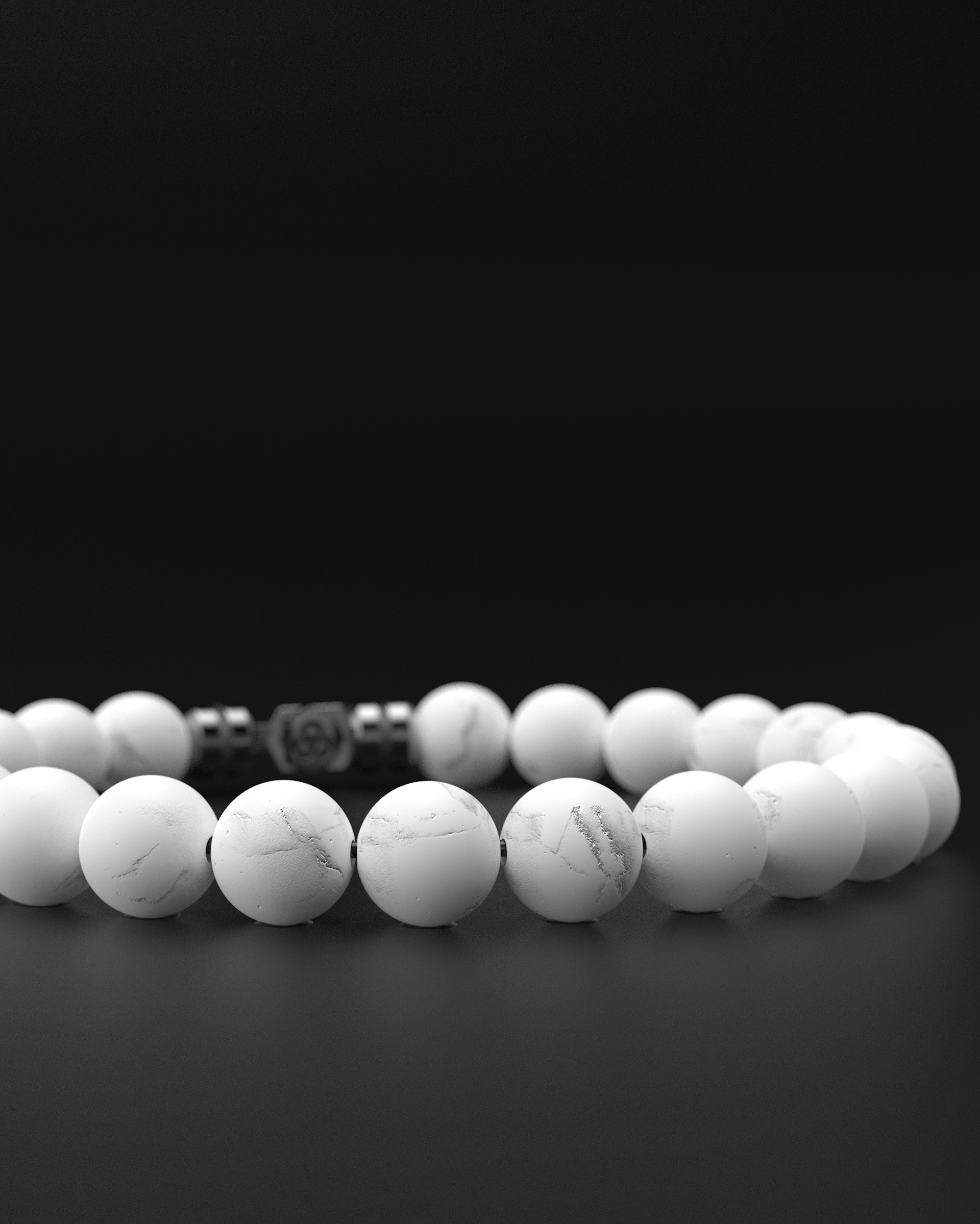 Howlite Bracelet 8mm | VERTEX