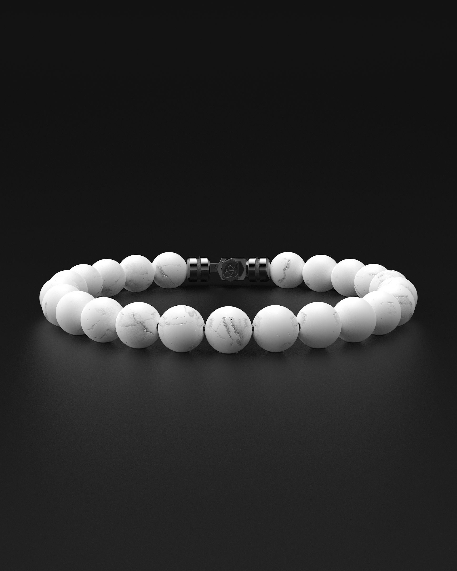 Howlite Bracelet 8mm | VERTEX