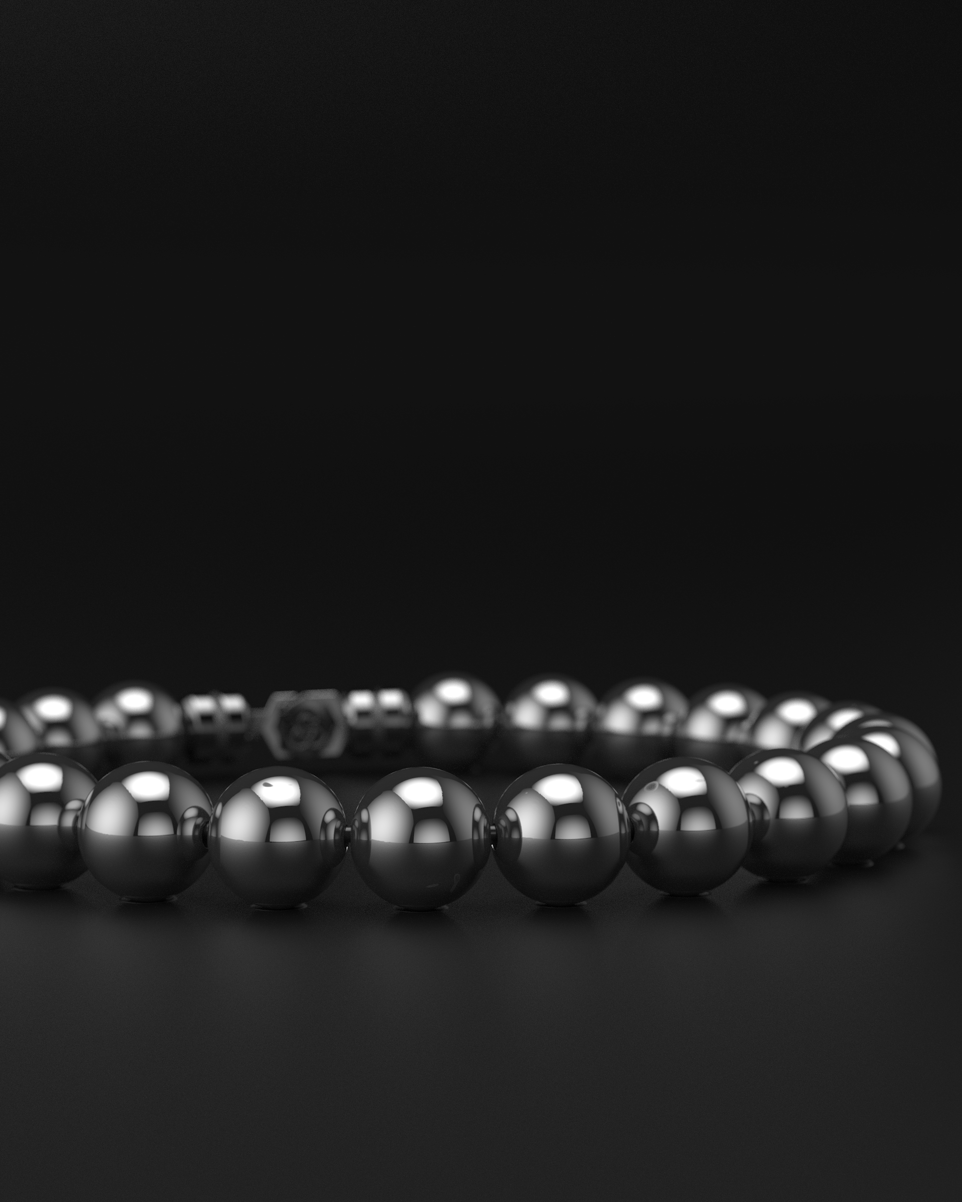 Bracciale in ematite 8mm | VERTICE