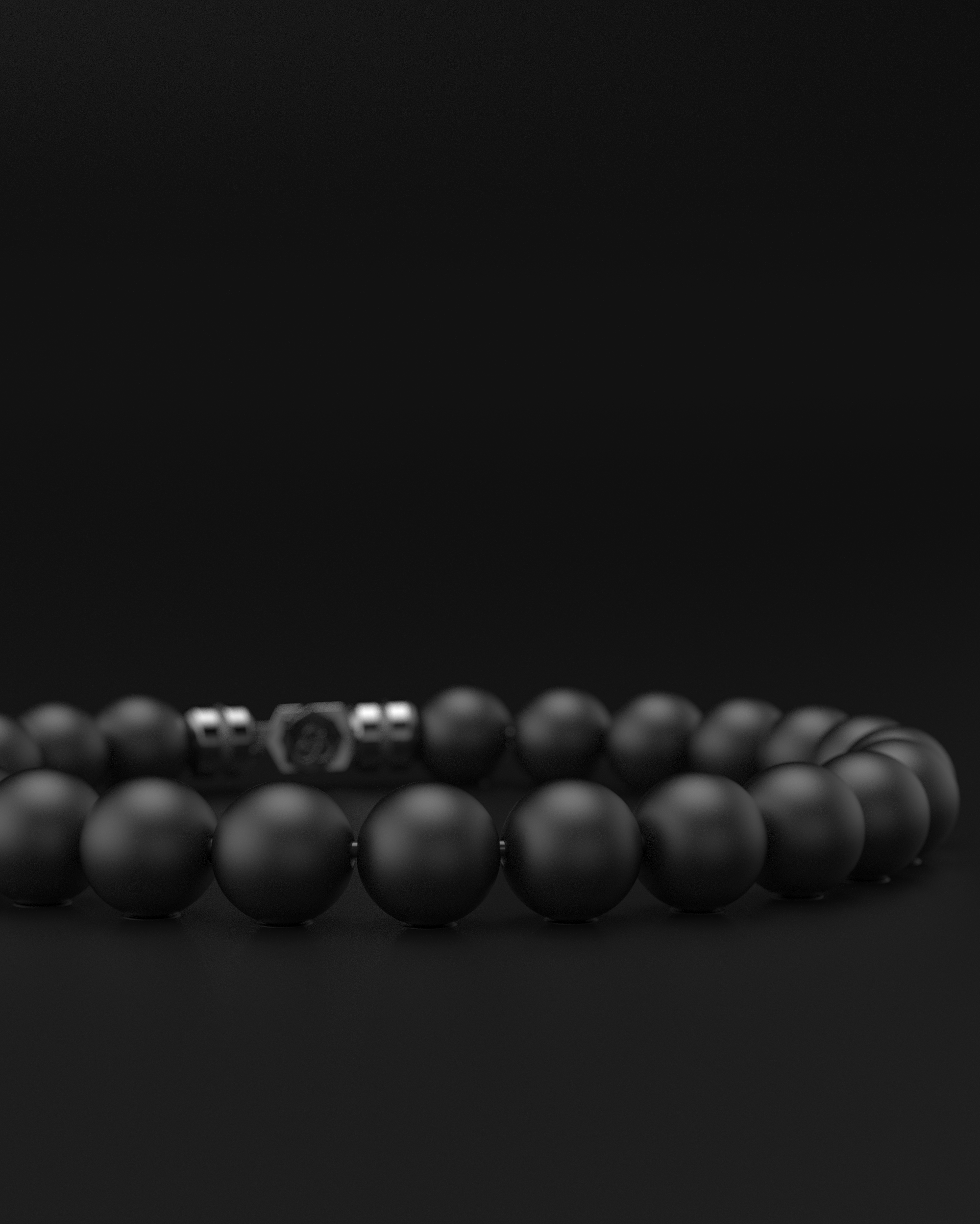 Onyx Matte Bracelet 8mm | VERTEX