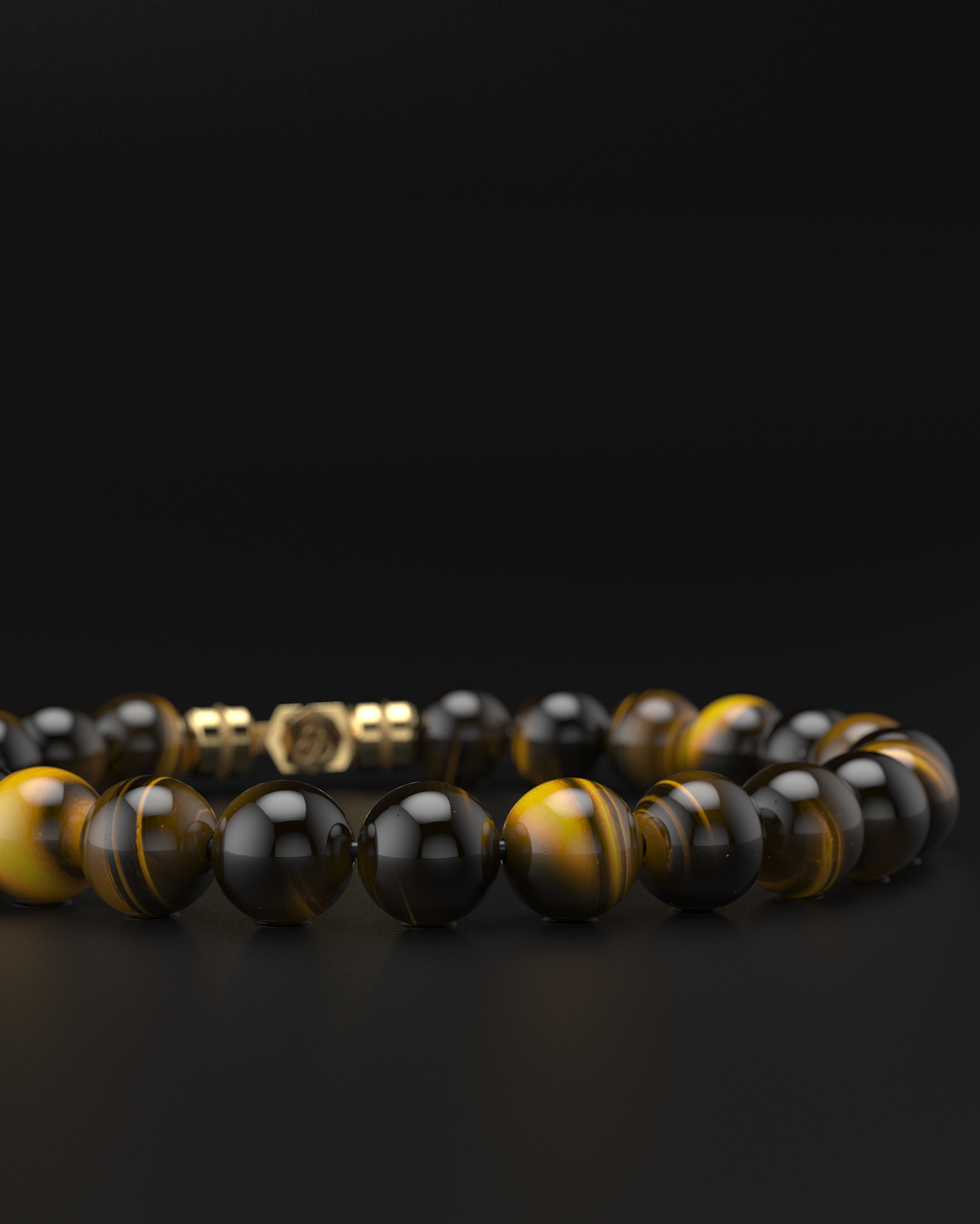 Tiger Eye Bracelet 8mm | VERTEX