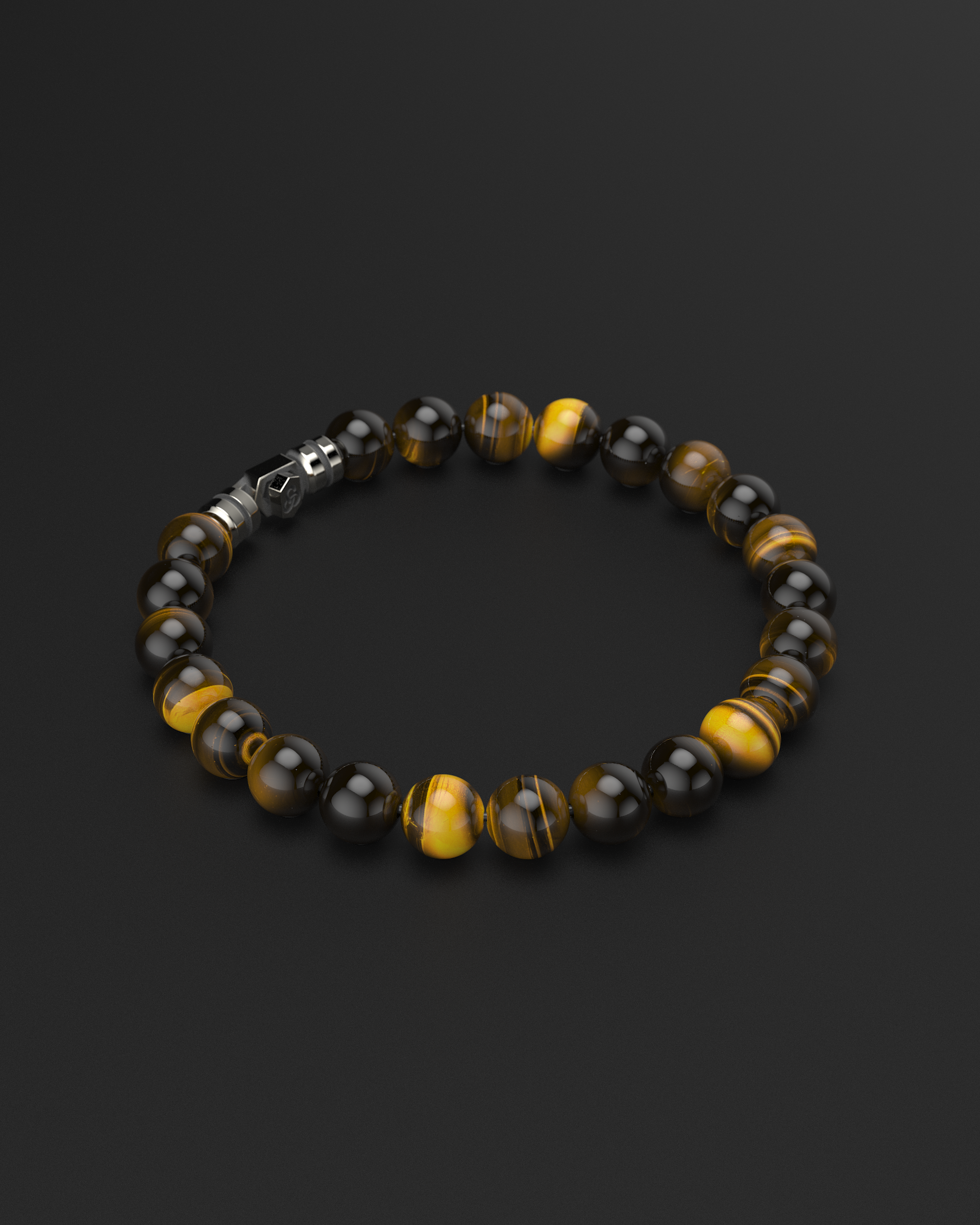 Tiger Eye Bracelet 8mm | VERTEX