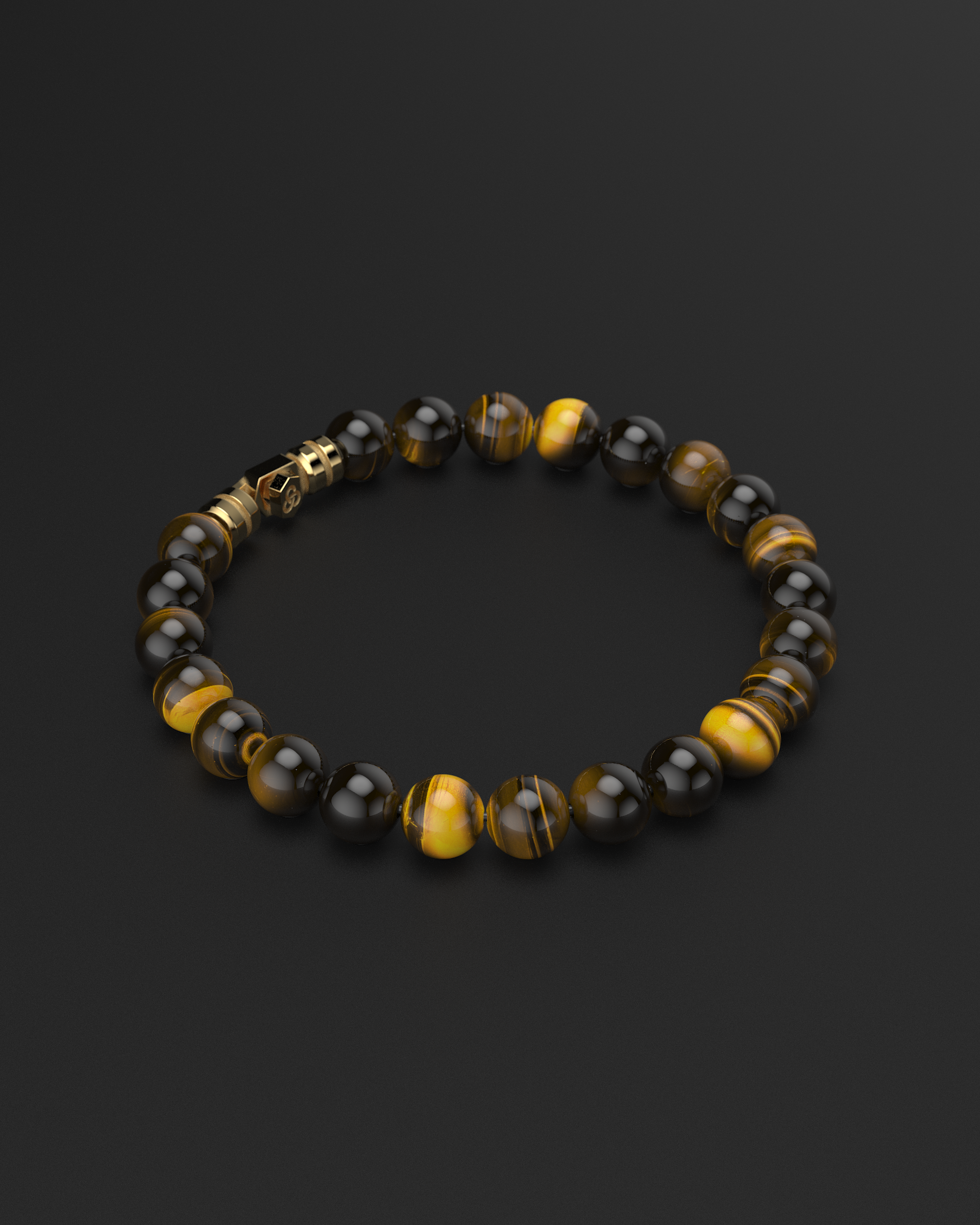 Tiger Eye Bracelet 8mm | VERTEX