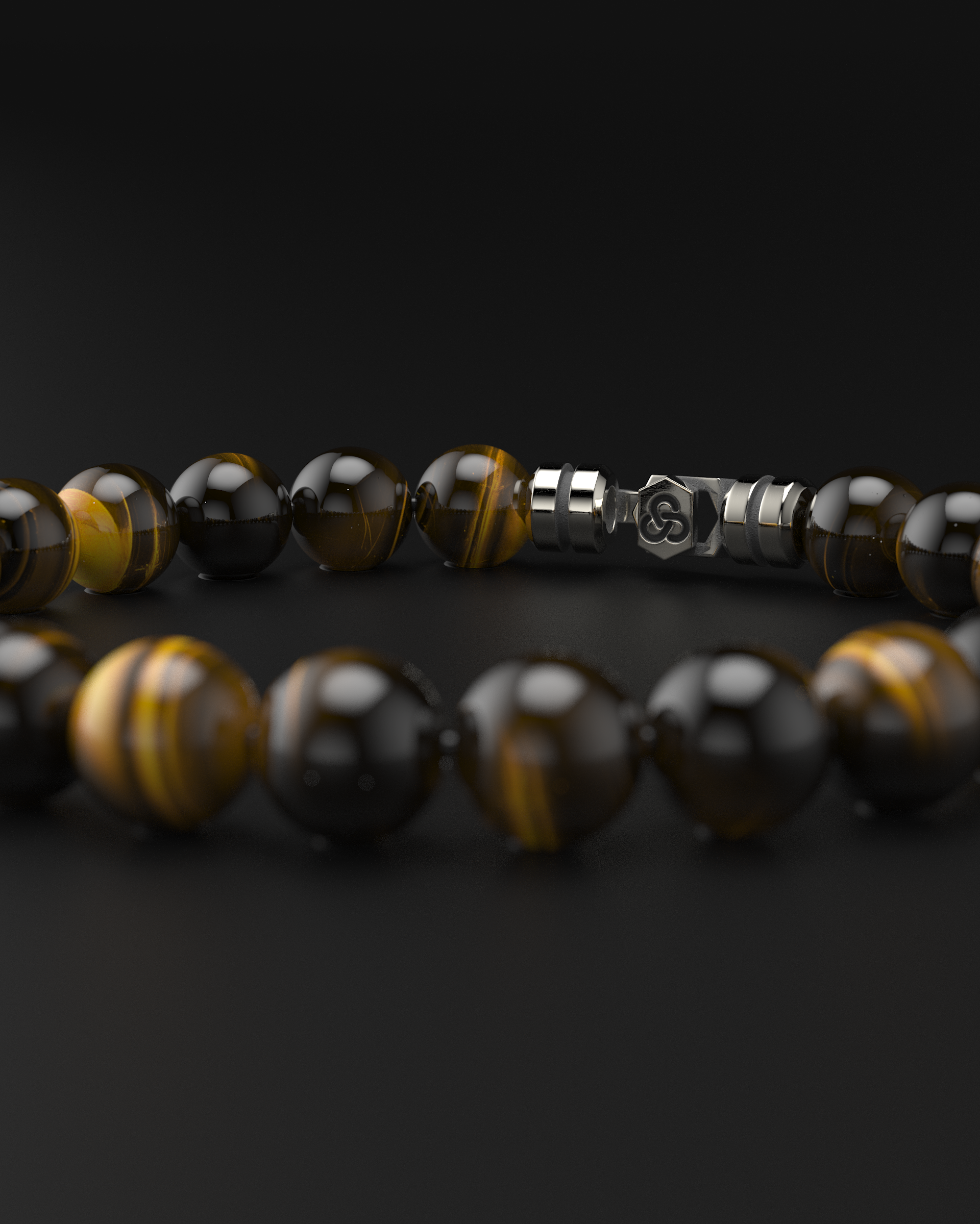 Tiger Eye Bracelet 8mm | VERTEX