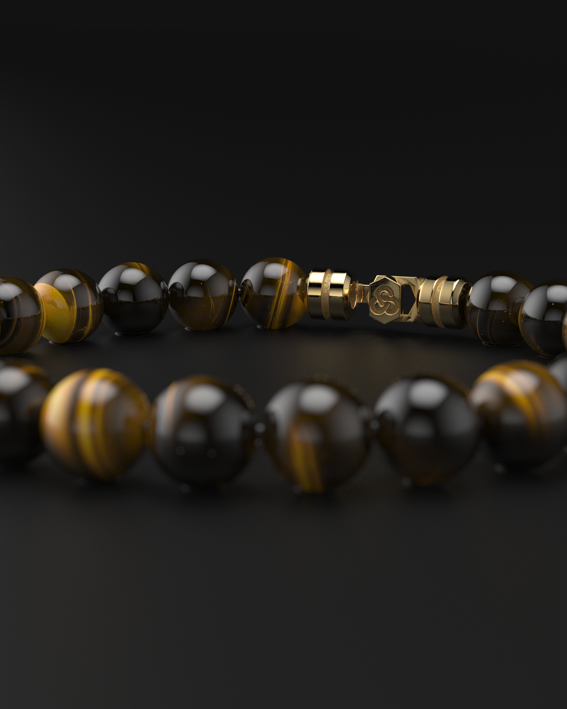 Pulsera de Ojo de Tigre 8mm | VÉRTICE