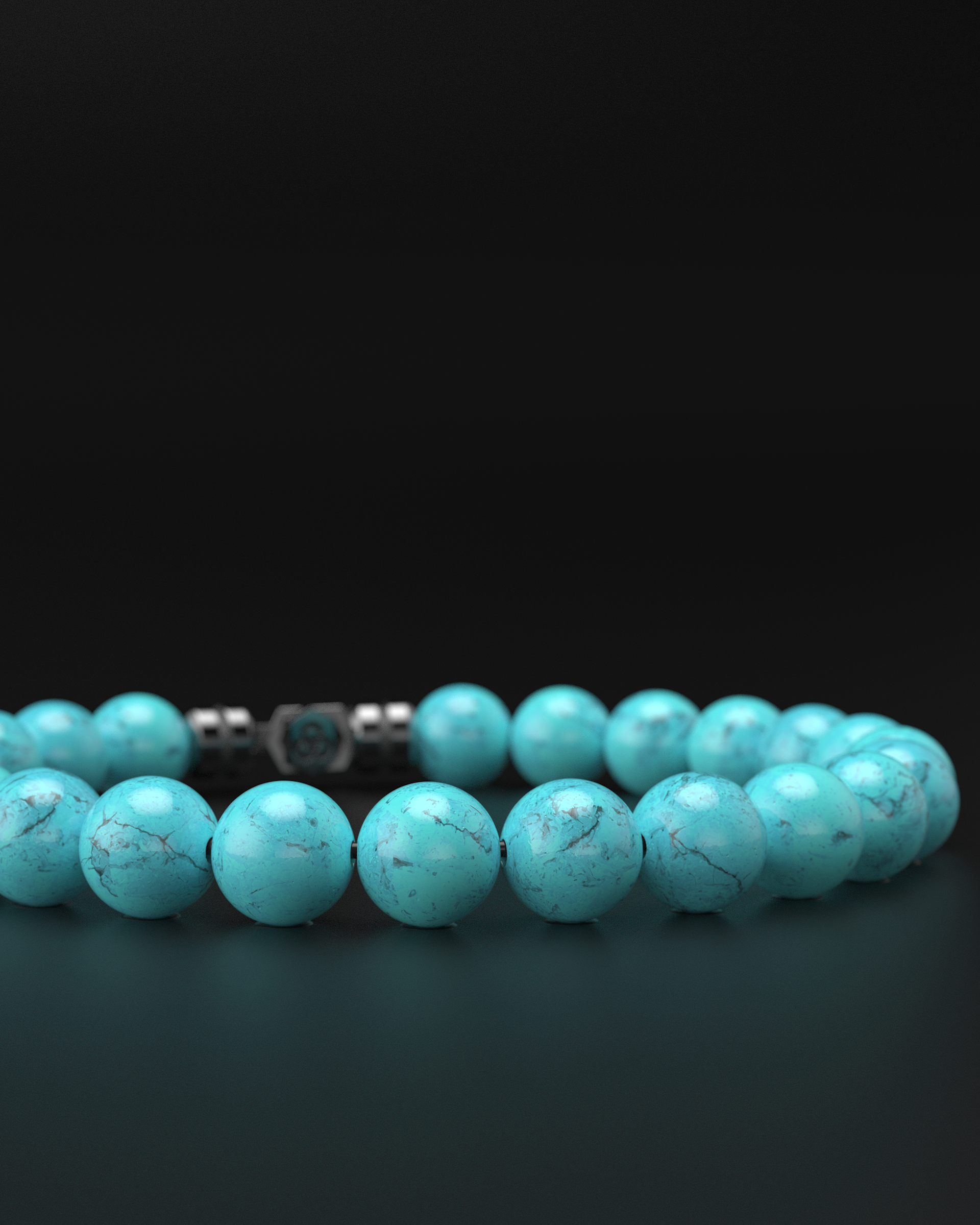 Bracelet turquoise 8mm | SOMMET