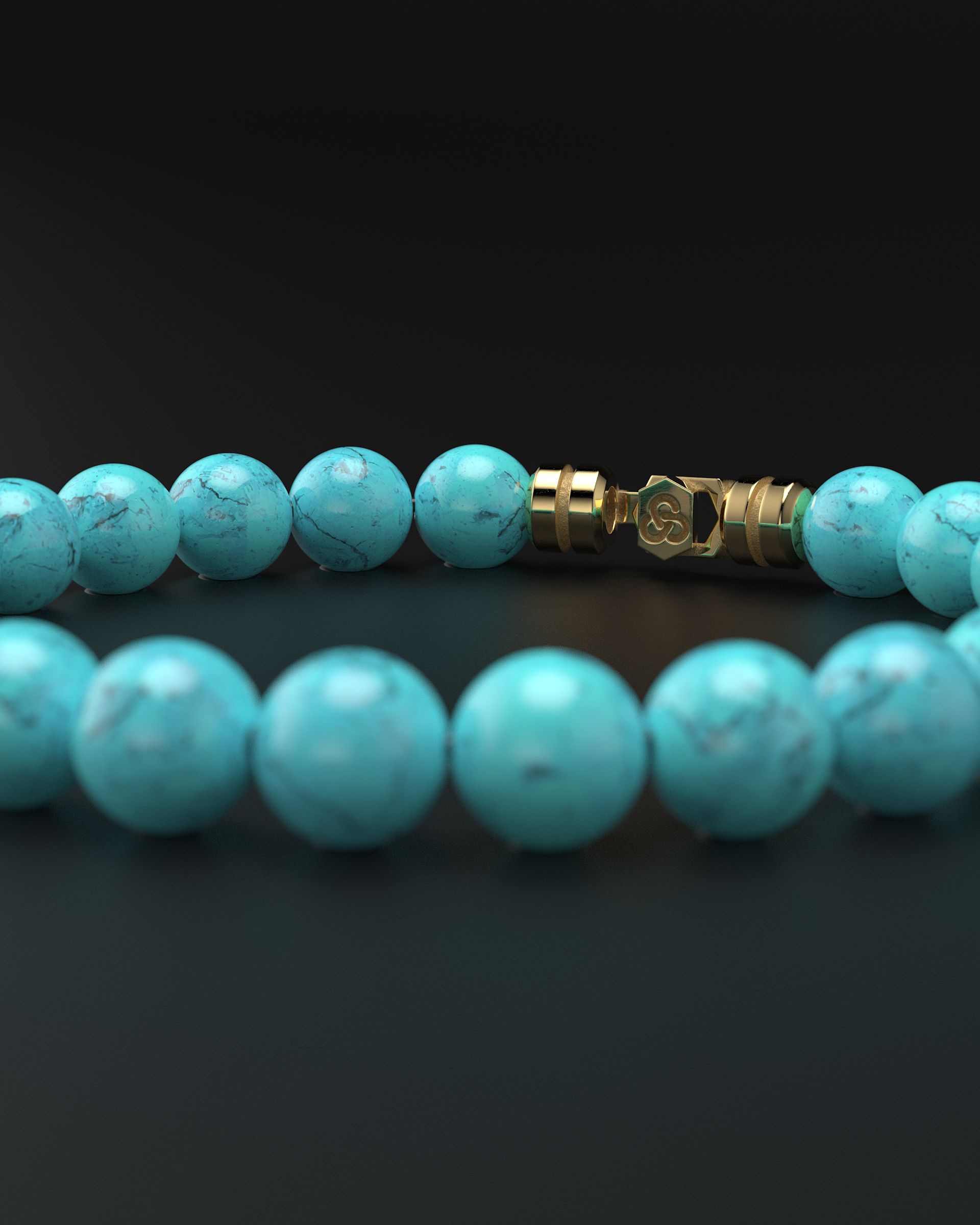 Turquoise Bracelet 8mm | VERTEX