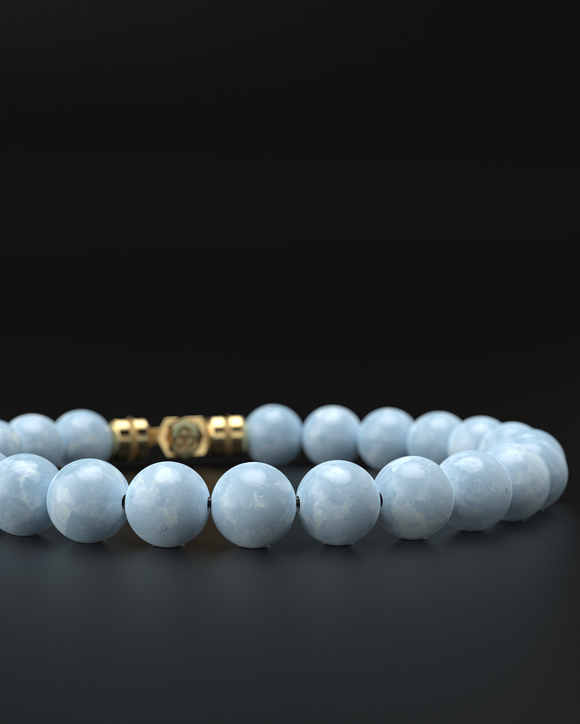 Aquamarine Bracelet 8mm | VERTEX