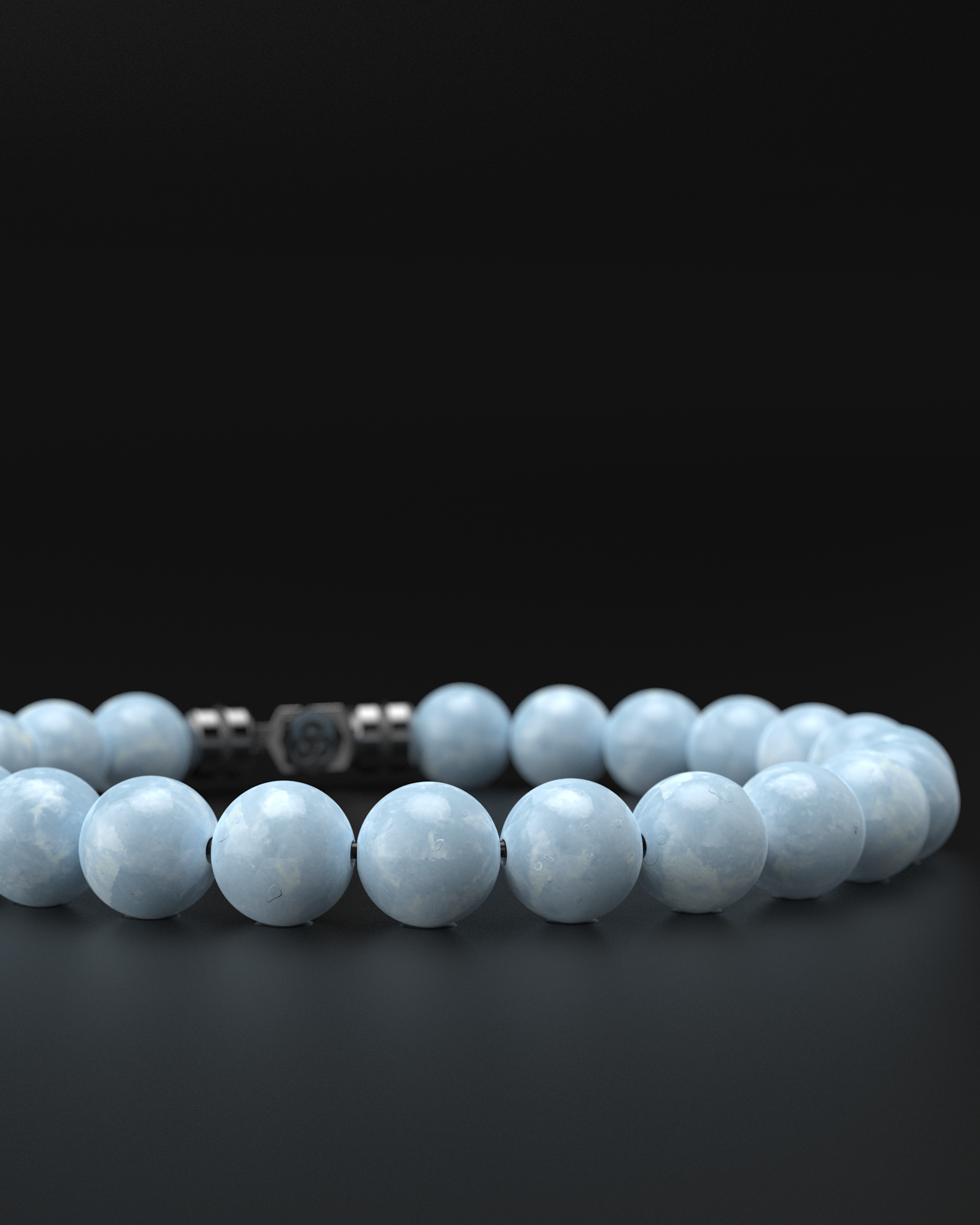 Aquamarine Bracelet 8mm | VERTEX