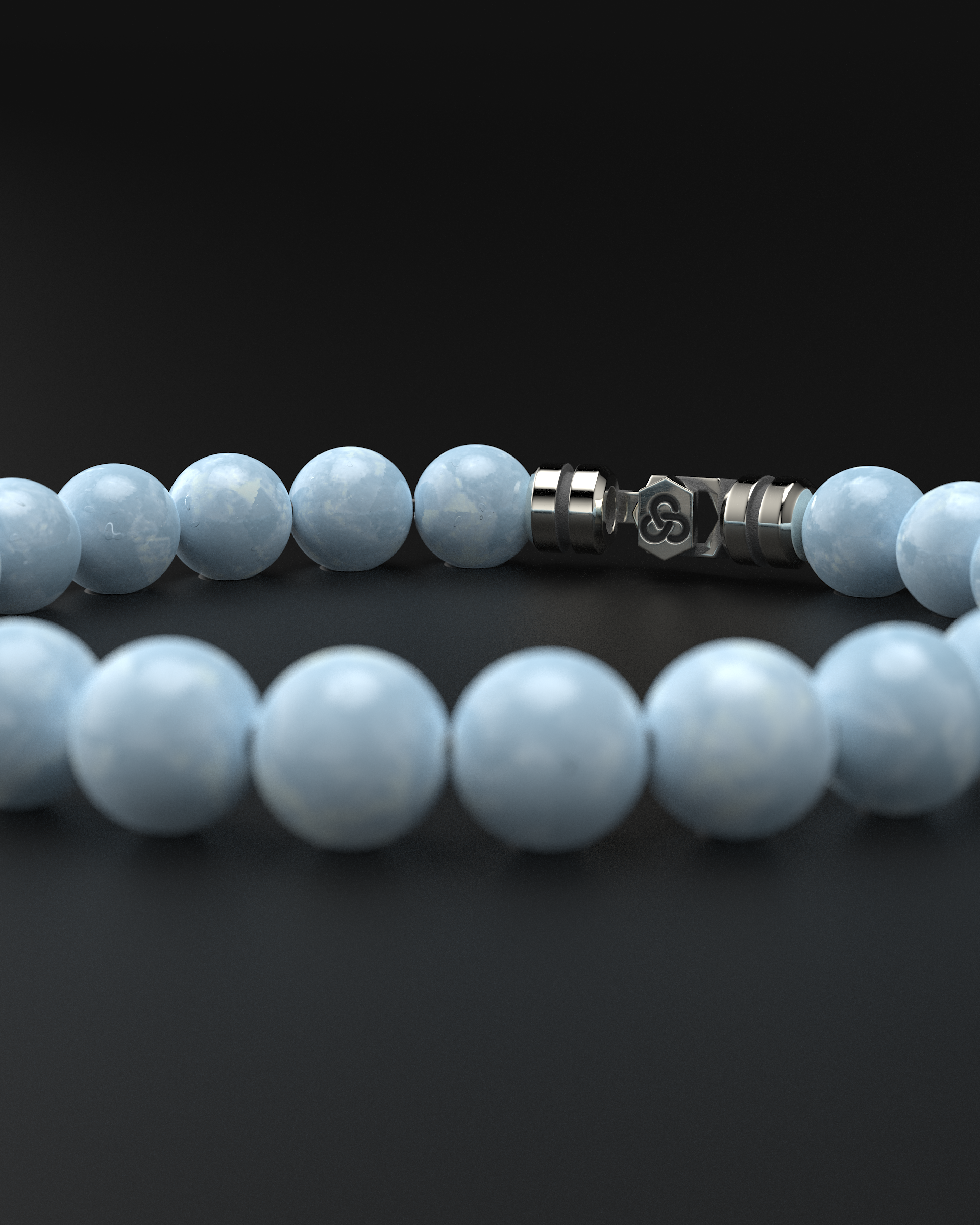 Aquamarine Bracelet 8mm | VERTEX