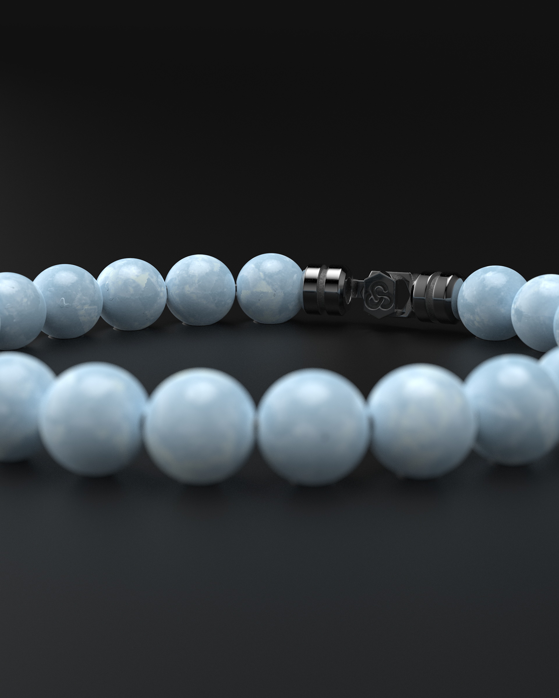 Aquamarine Bracelet 8mm | VERTEX