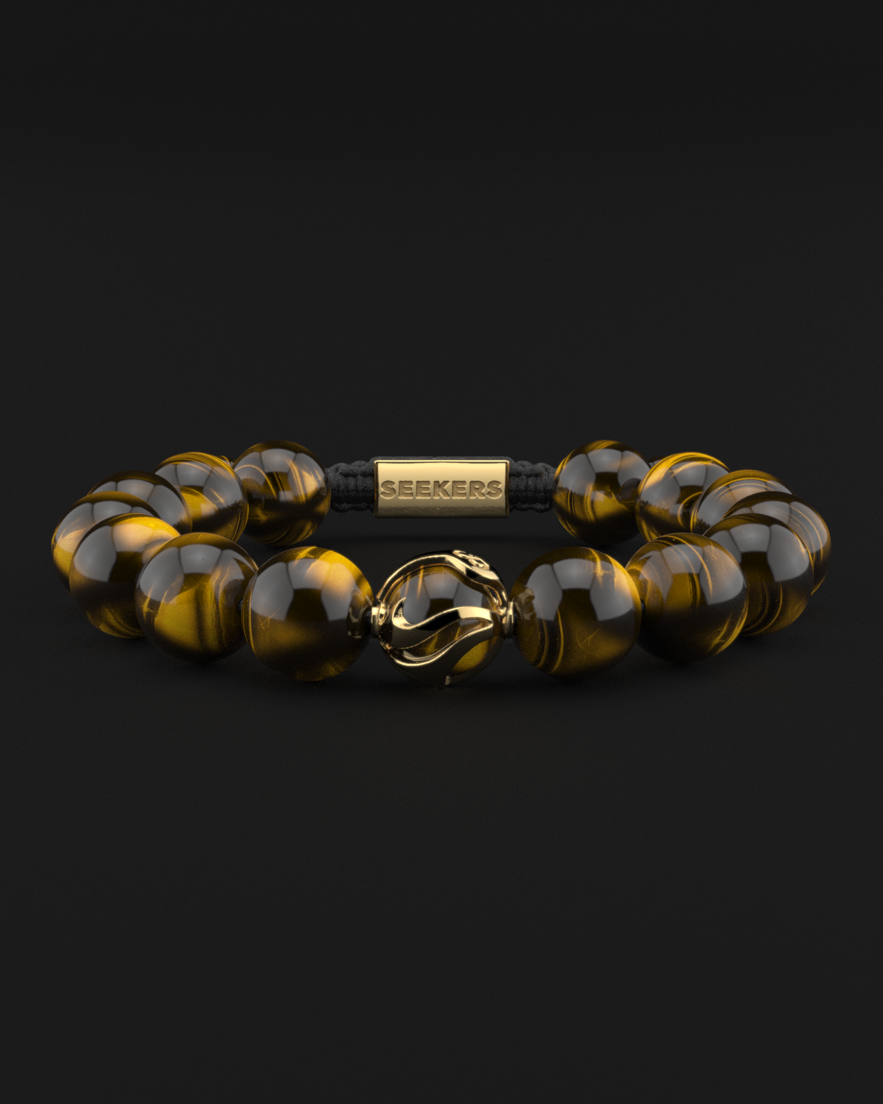 Tiger Eye Bracelet 12mm | Waves