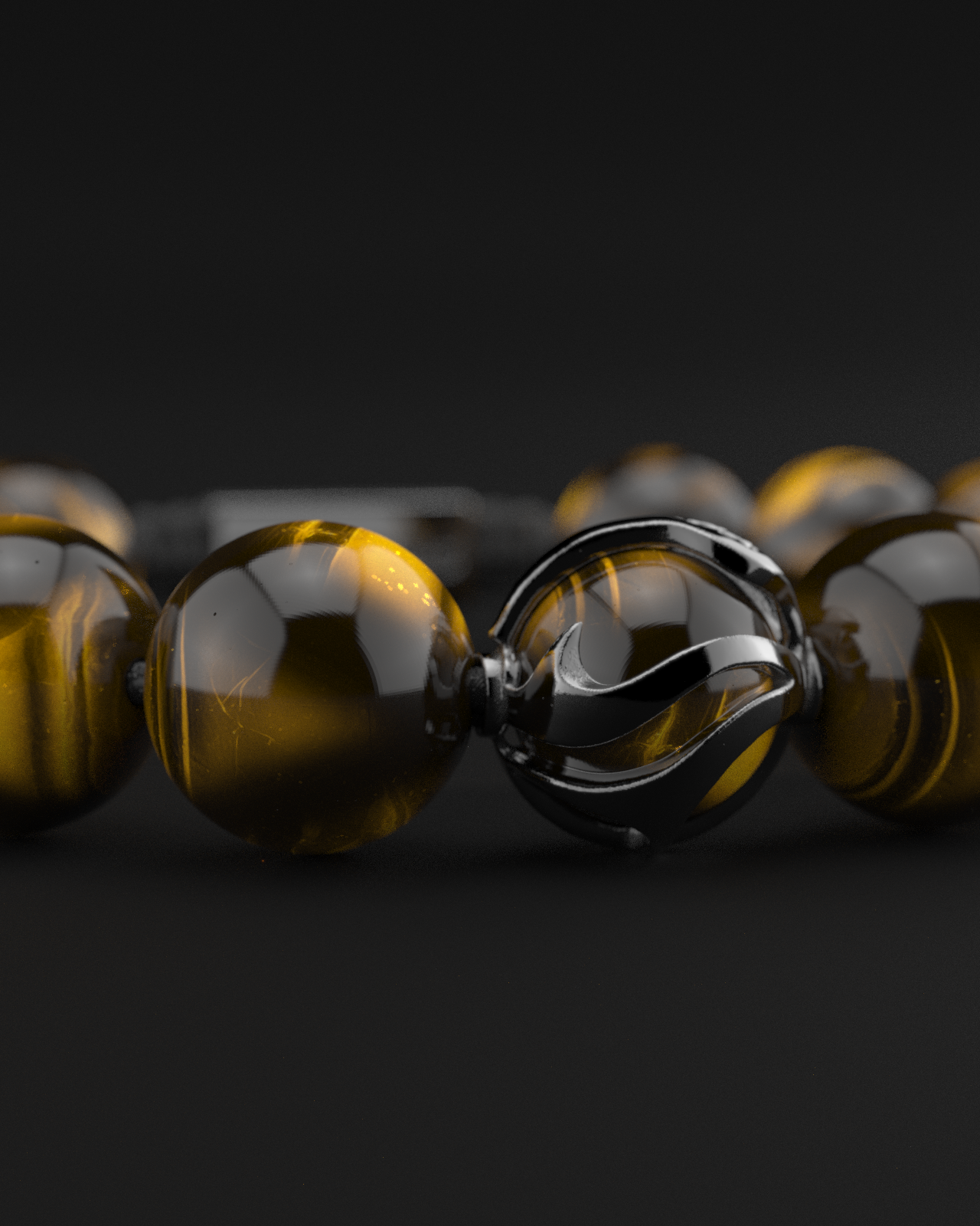 Tiger Eye Bracelet 12mm | Waves