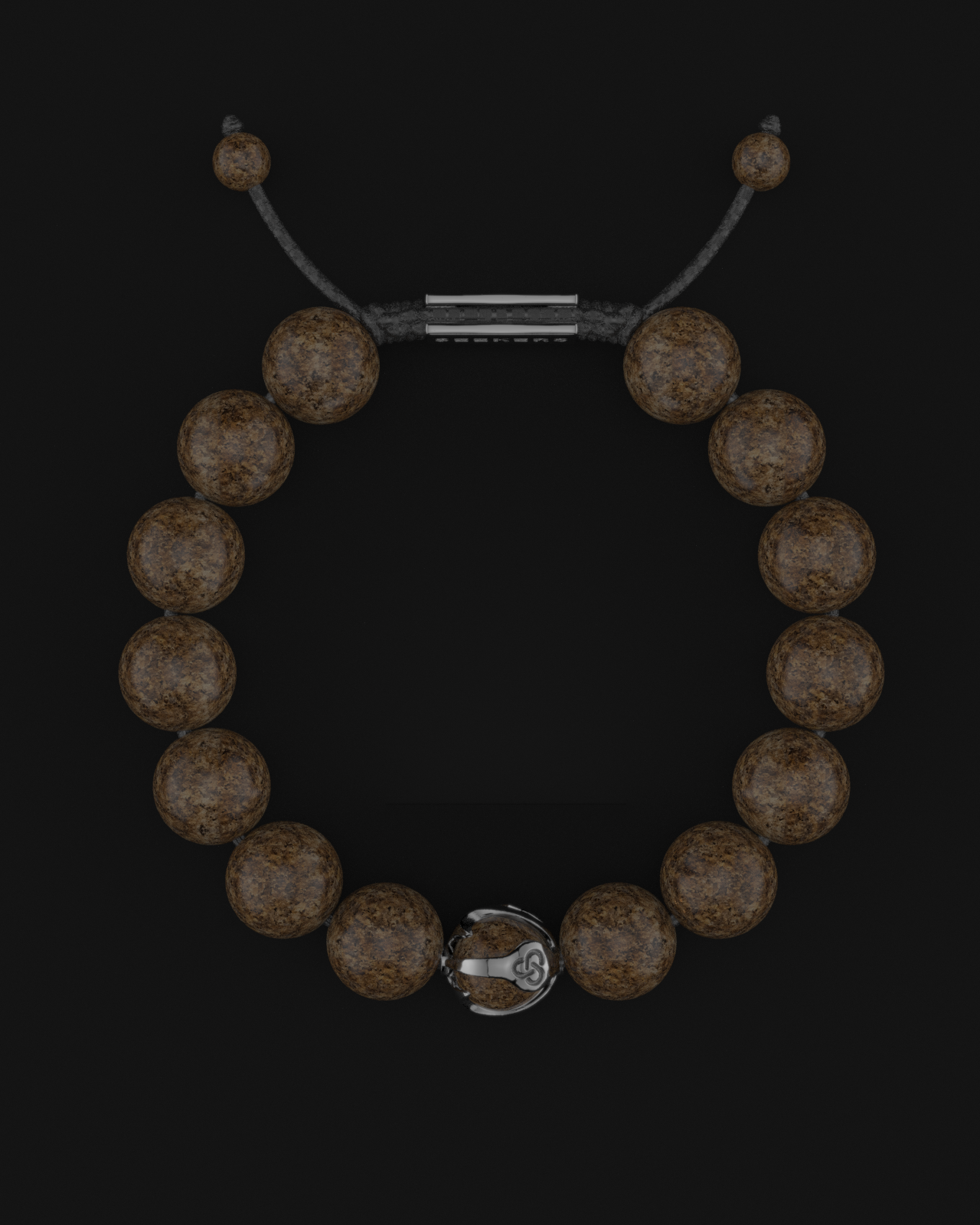 Bronzite Bracelet 12mm | Waves