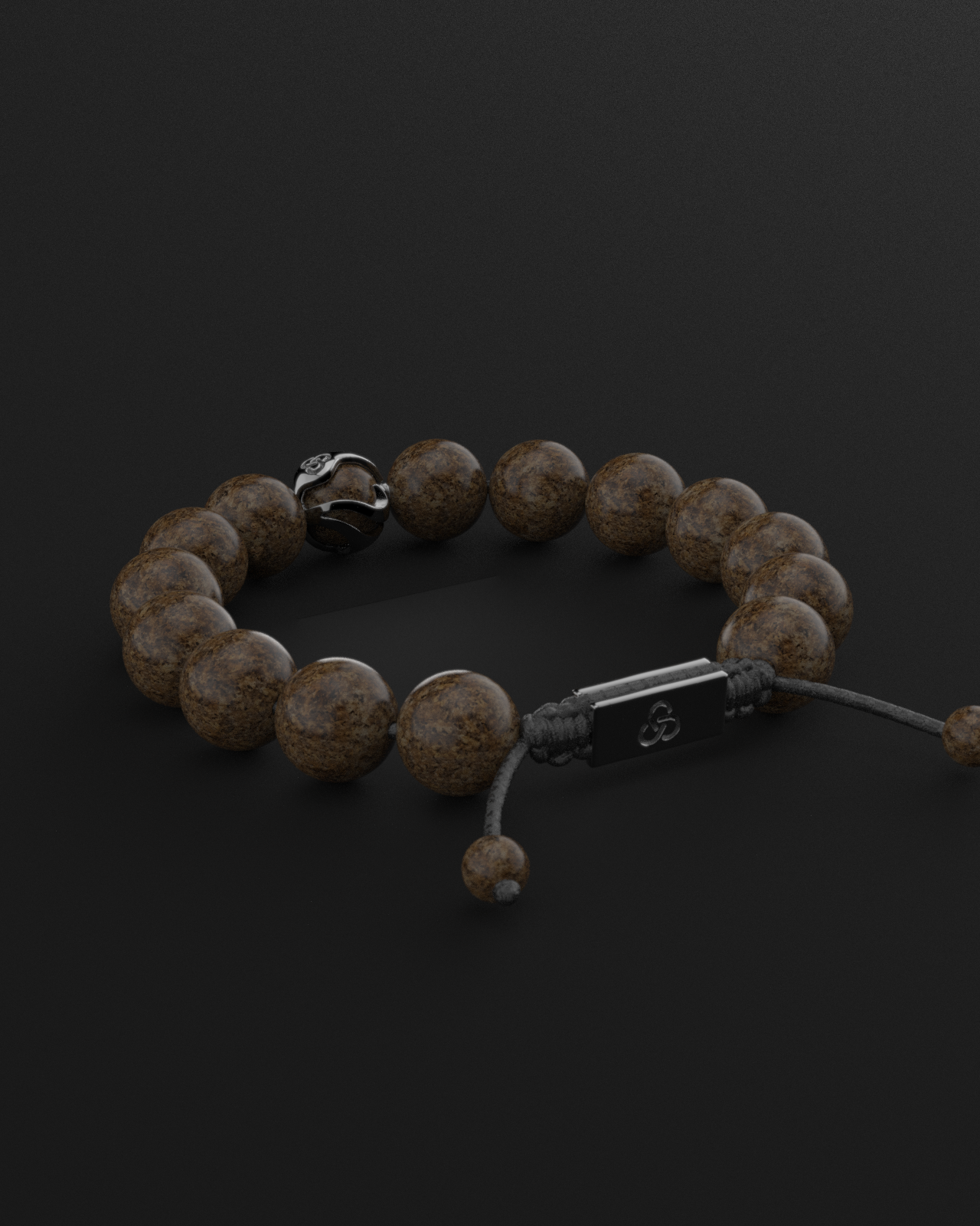 Bronzite Bracelet 12mm | Waves