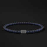 Essential Faceted Black Rhodium Bracelet 4mm