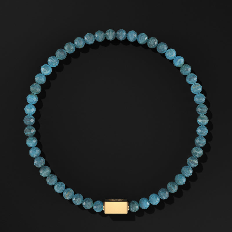 Essential Faceted Gold Vermeil Bracelet 4mm
