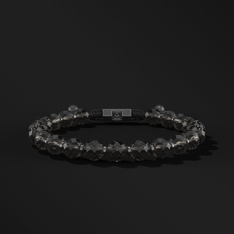 Men's 1 CT. T.W. Black Diamond Curb Chain Bracelet in Solid Sterling Silver  with Black Rhodium - 8.0.