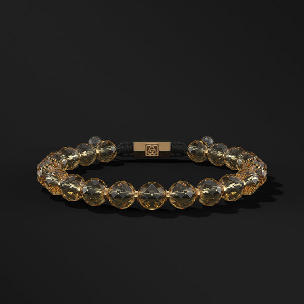 Faceted Beads Gold Vermeil Bracelet
