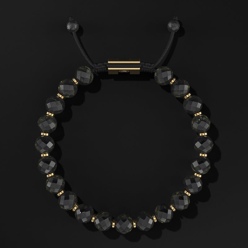 Faceted Beads Gold Vermeil Bracelet