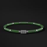 Pipe Beads Silver Bracelet
