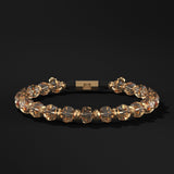 Rondelle Faceted Gold Vermeil Bracelet