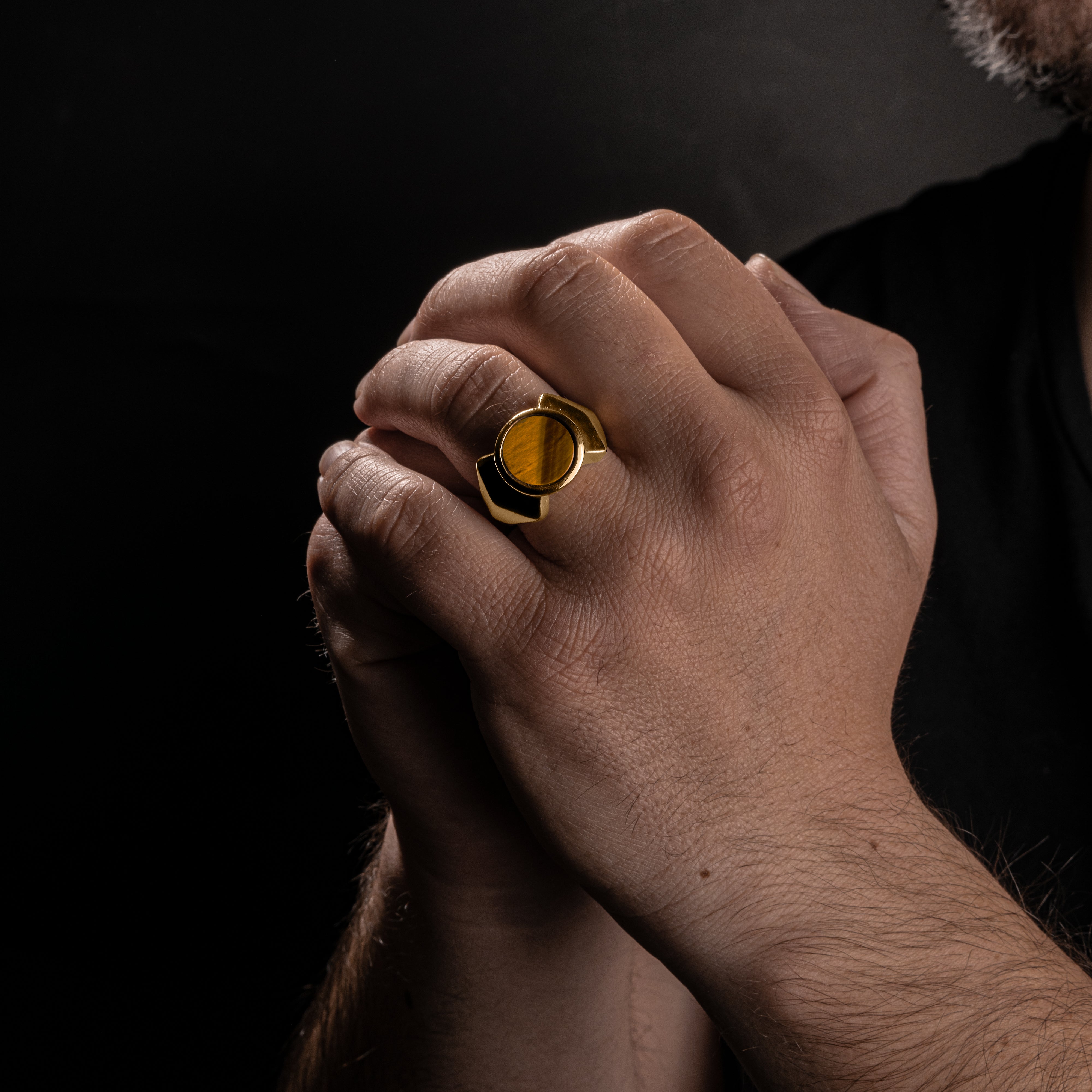 Men's Solid Gold Ring | Kudos | Seekers Men's Jewelry
