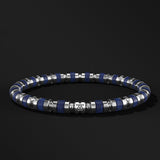 Spacer Beads Silver Bracelet 6mm