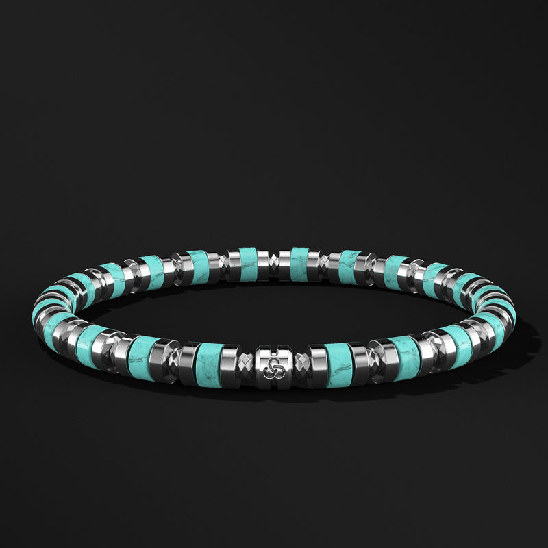 Spacer Beads Silver Bracelet 6mm