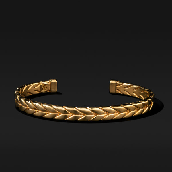 Woven Solid Gold Bracelet