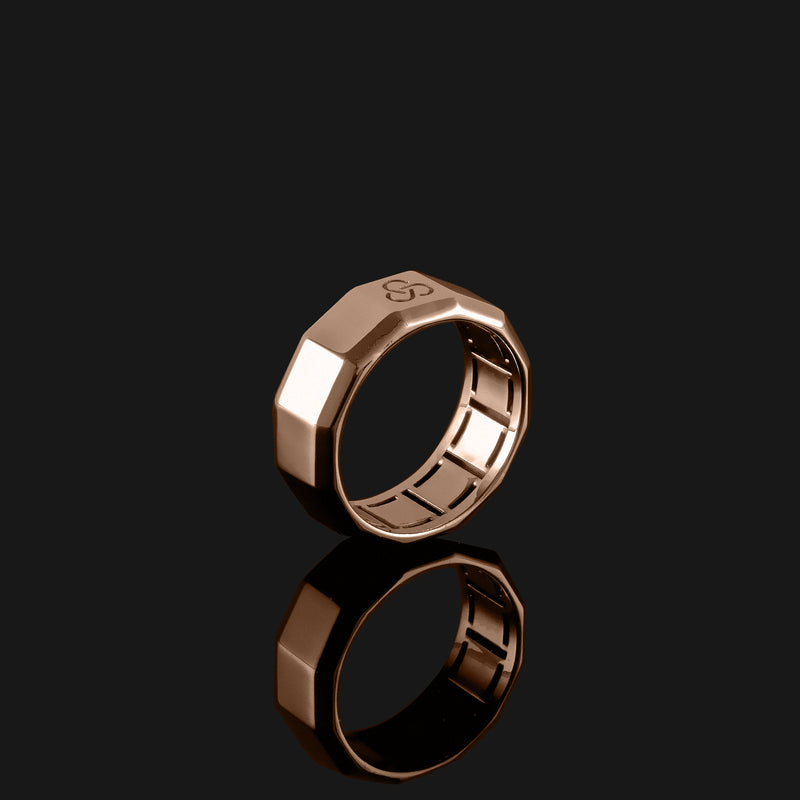Solid Rose Gold Ring - Essential
